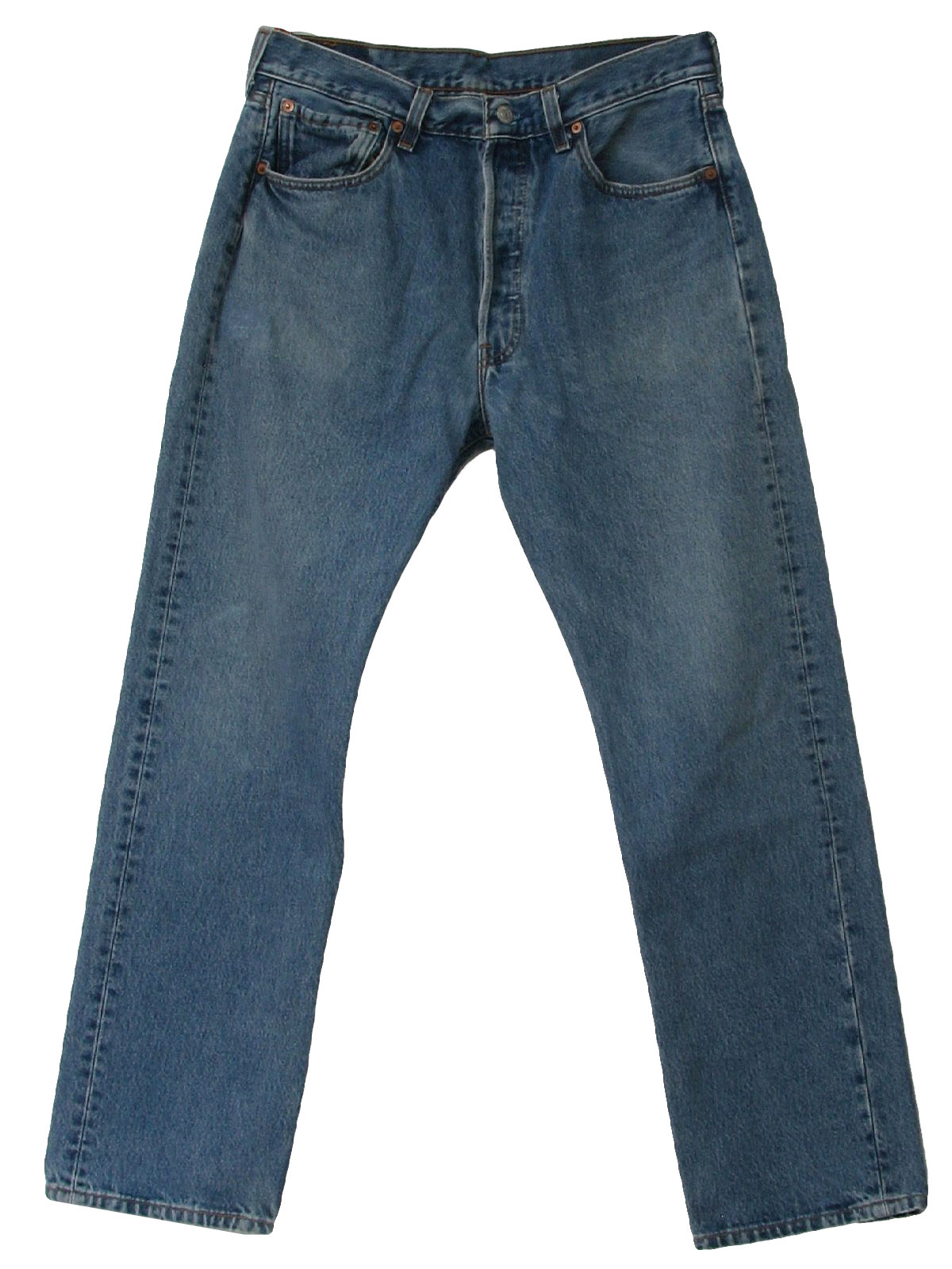 1990's Vintage Levis Pants: 90s -Levis- Mens light blue denim cotton ...