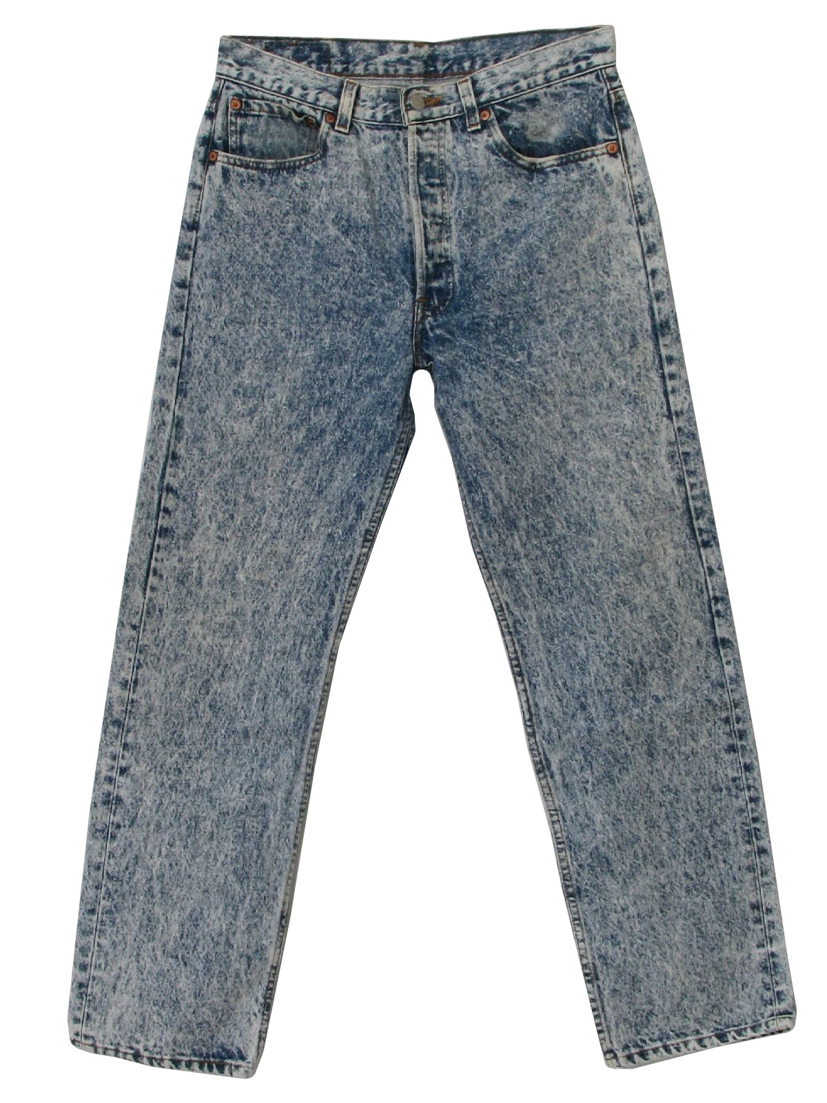 Vintage Levis 1980s Pants: 80s -Levis- Mens blue acid washed cotton ...