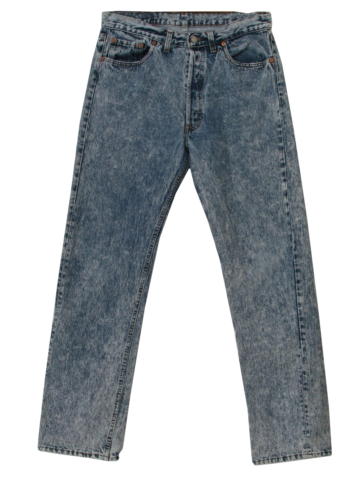 Levis Eighties Vintage Pants: 80s -Levis- Mens blue acid washed cotton ...