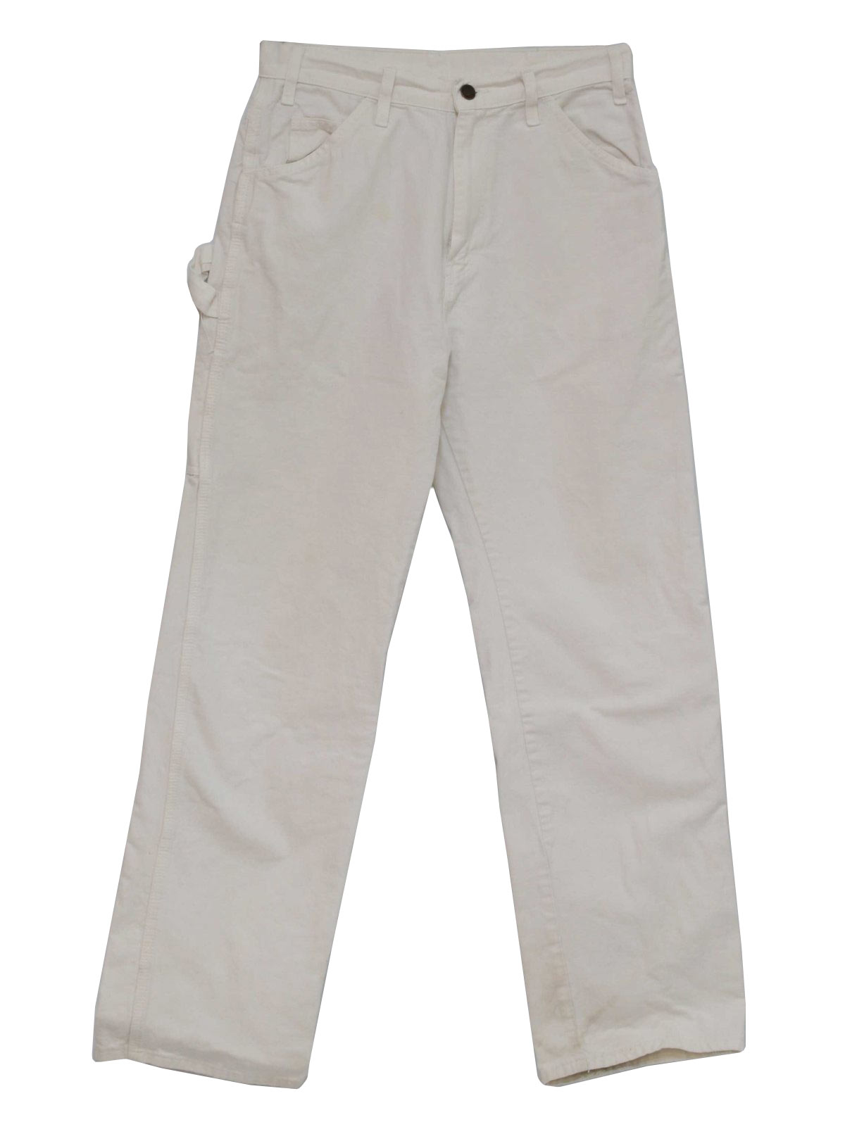 Vintage Dickies 1990s Pants: 90s -Dickies- Mens white straight leg ...