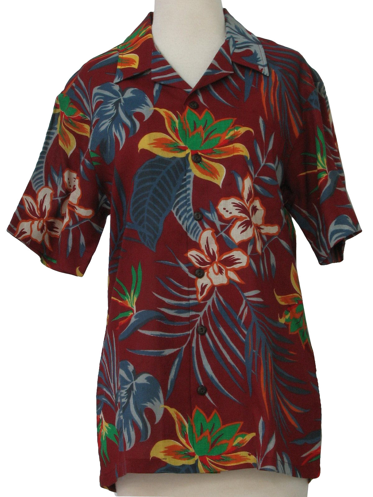 80's Vintage Hawaiian Shirt: 80s style (made more recently) -Kennington ...