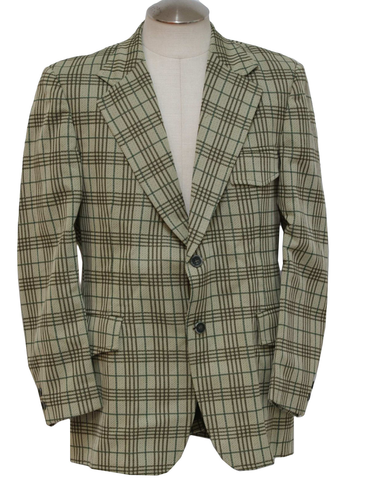 Retro 1970s Jacket: 70s -Panhandle Slim- Mens shades of green and ...