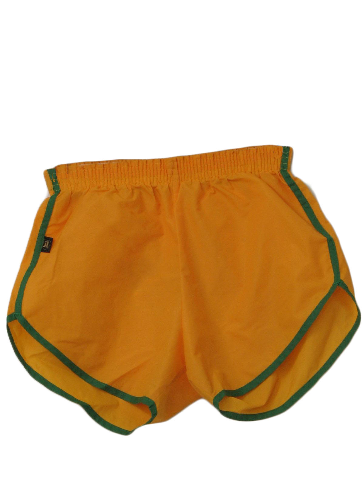 1980's Vintage Jo Lock Shorts: Early 80s -Jo Lock- Mens yellow nylon ...