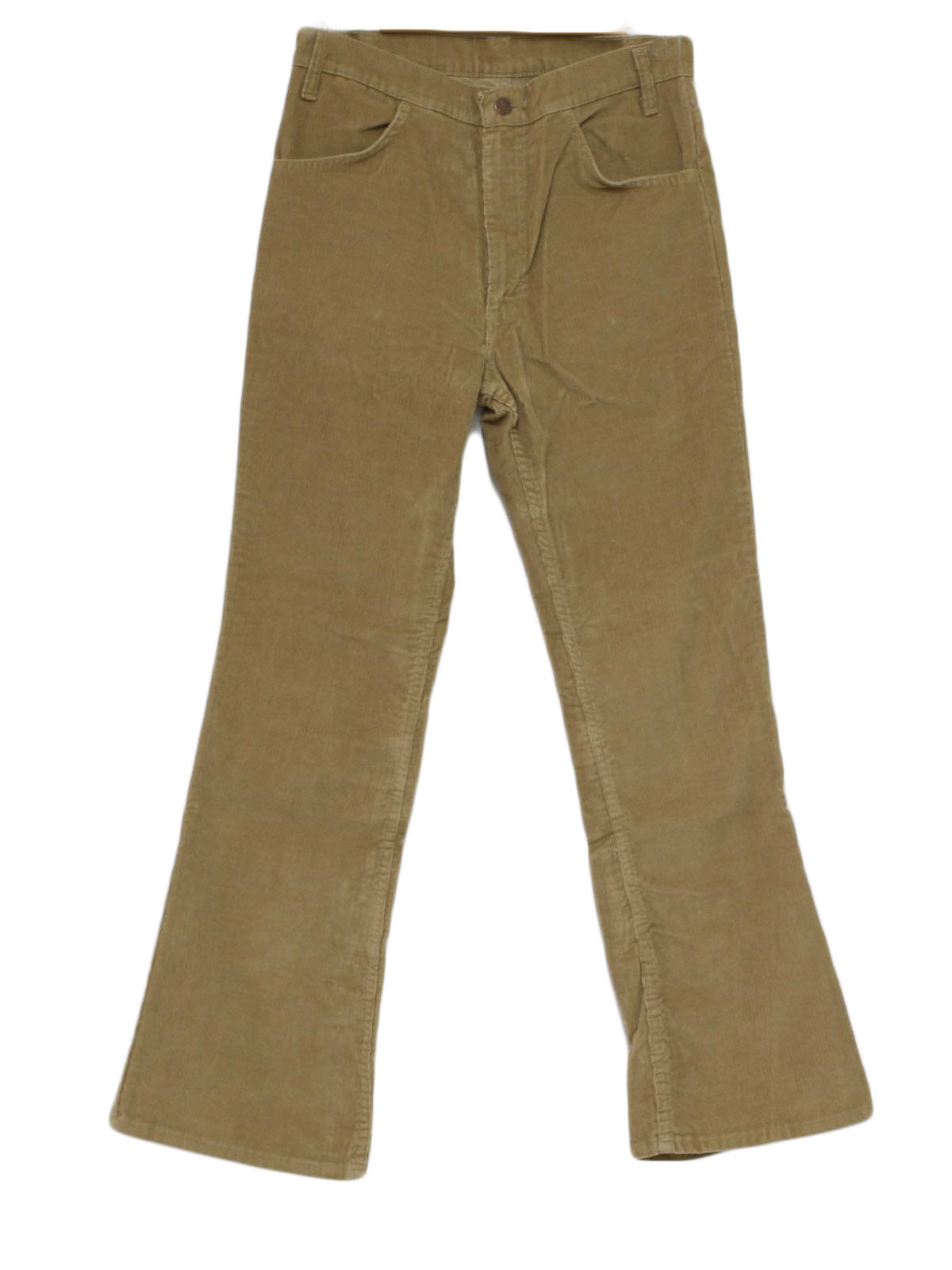 Retro 1980's Pants (Thumbs up) : 80s -Thumbs up- Mens tan cotton pin ...