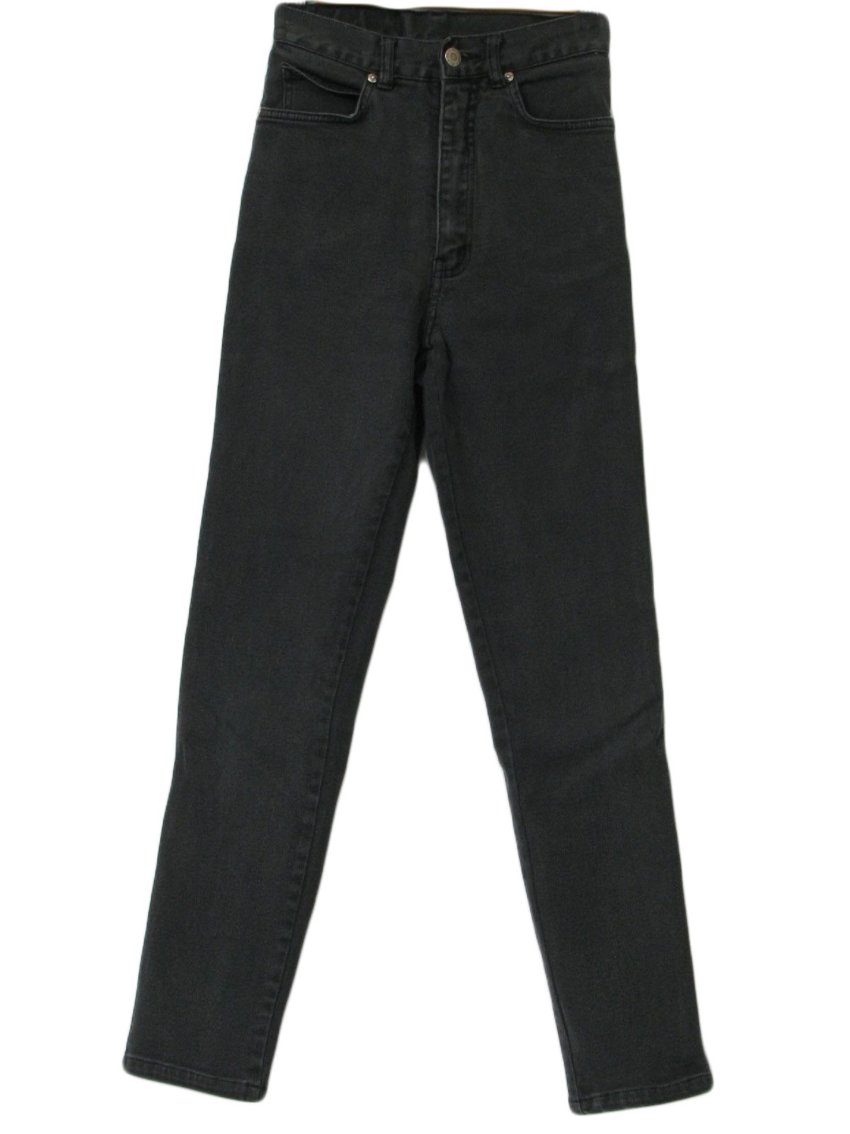 Nineties Vintage Pants: 90s -Pacific Gold Apparel- Womens faded black ...