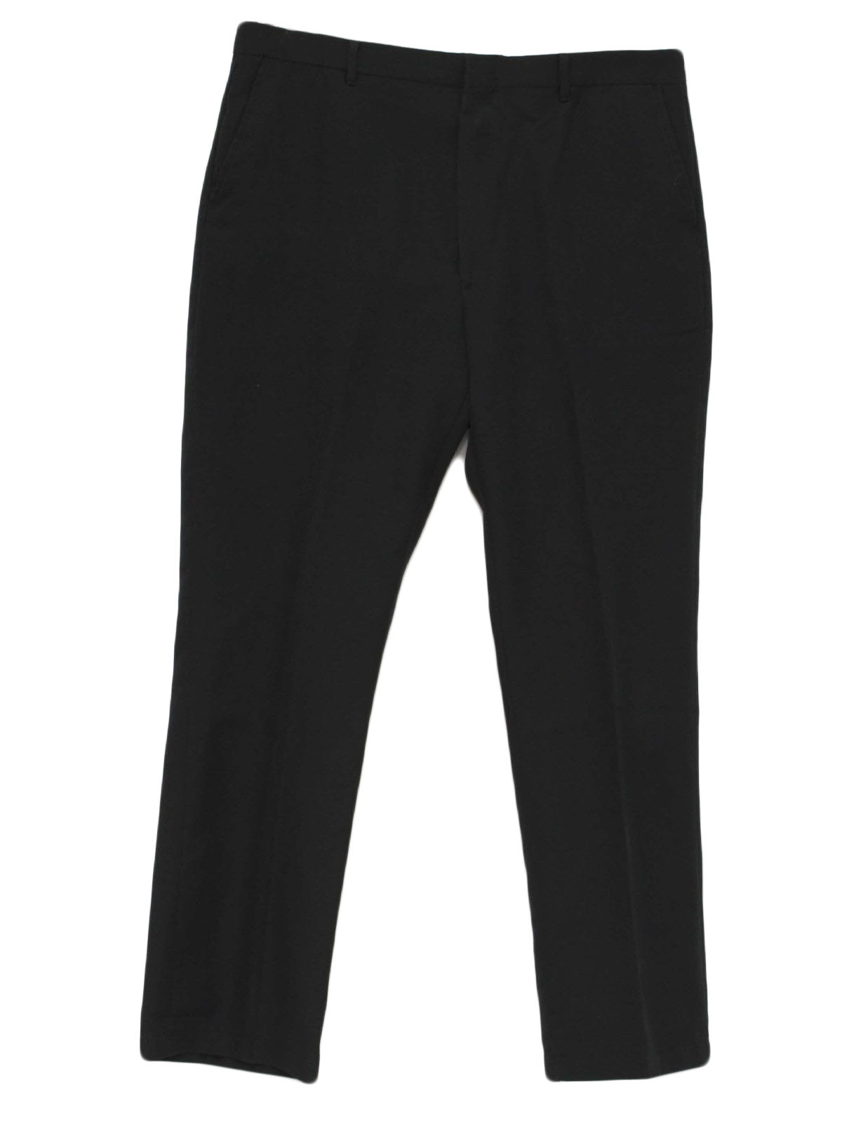 1960's Pants (Blair): 60s style (made in 80s) -Blair- Mens black ...