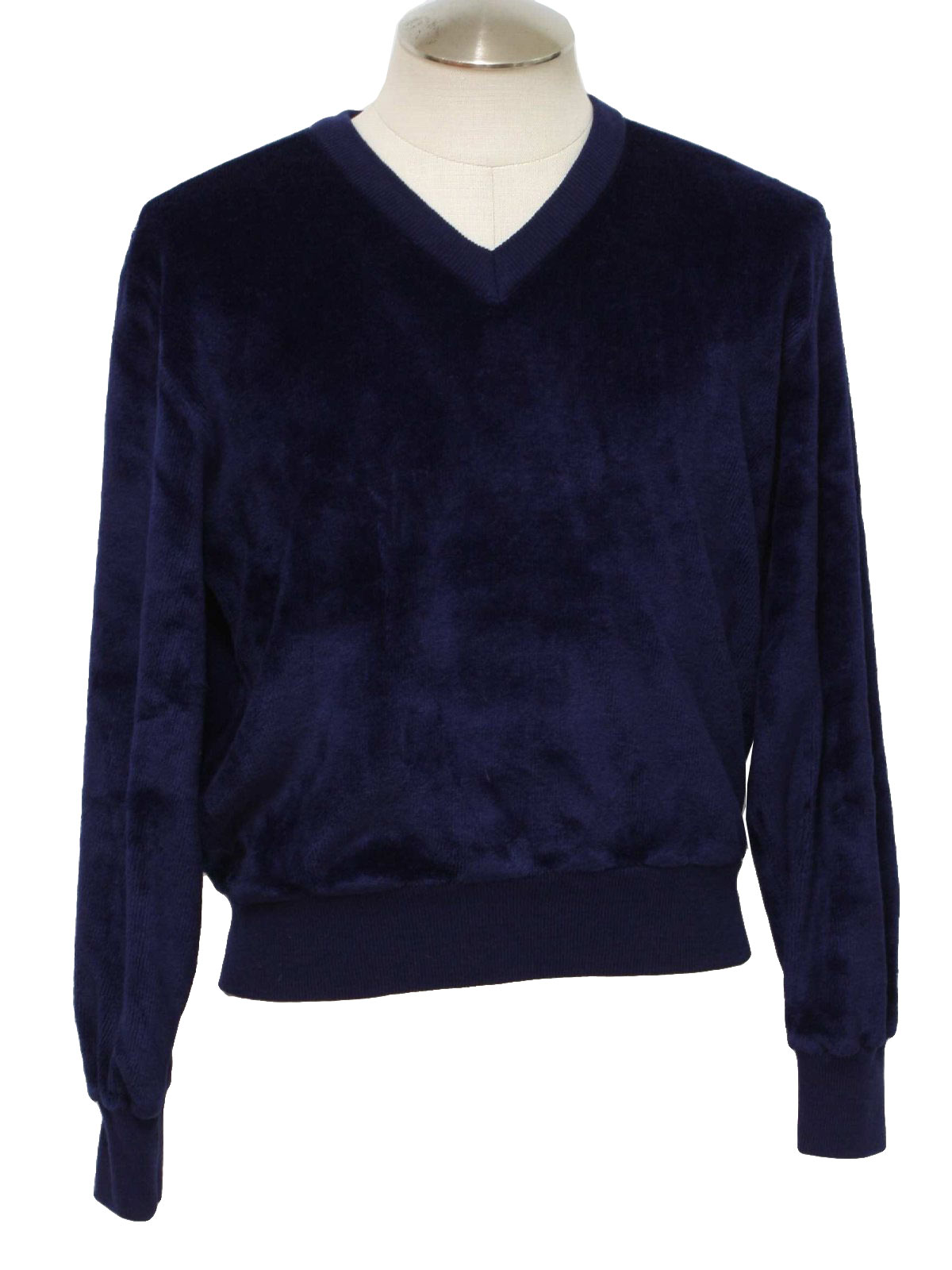Mens velour sweater sale