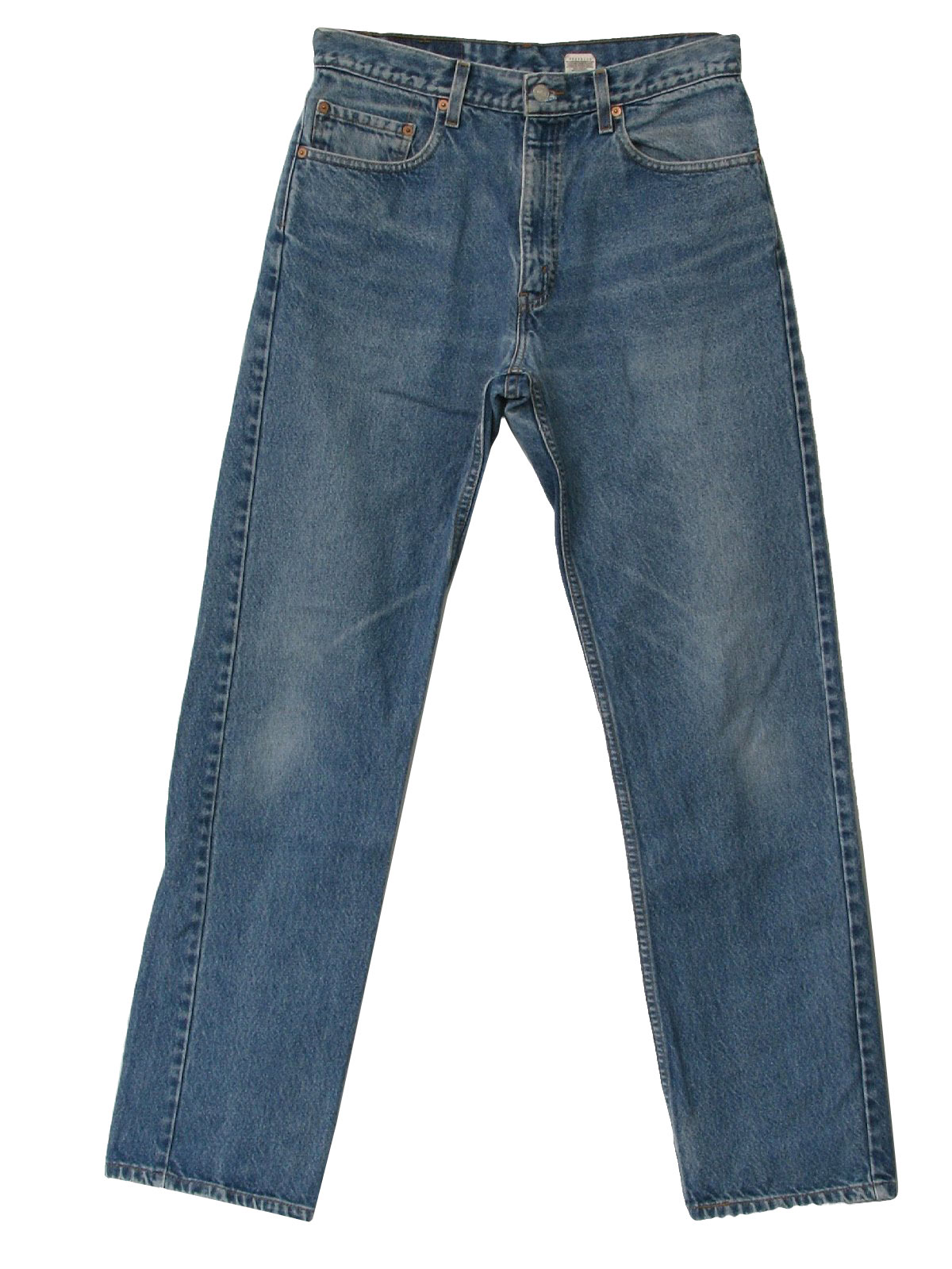 90's Vintage Pants: 90s -Levis 505- Mens faded light blue denim cotton ...