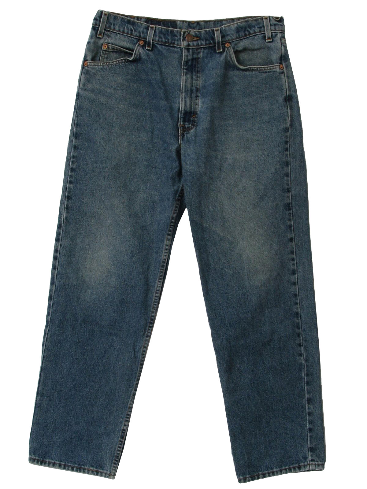 Nineties Vintage Pants: 90s -Levis 550- Mens faded light blue denim ...