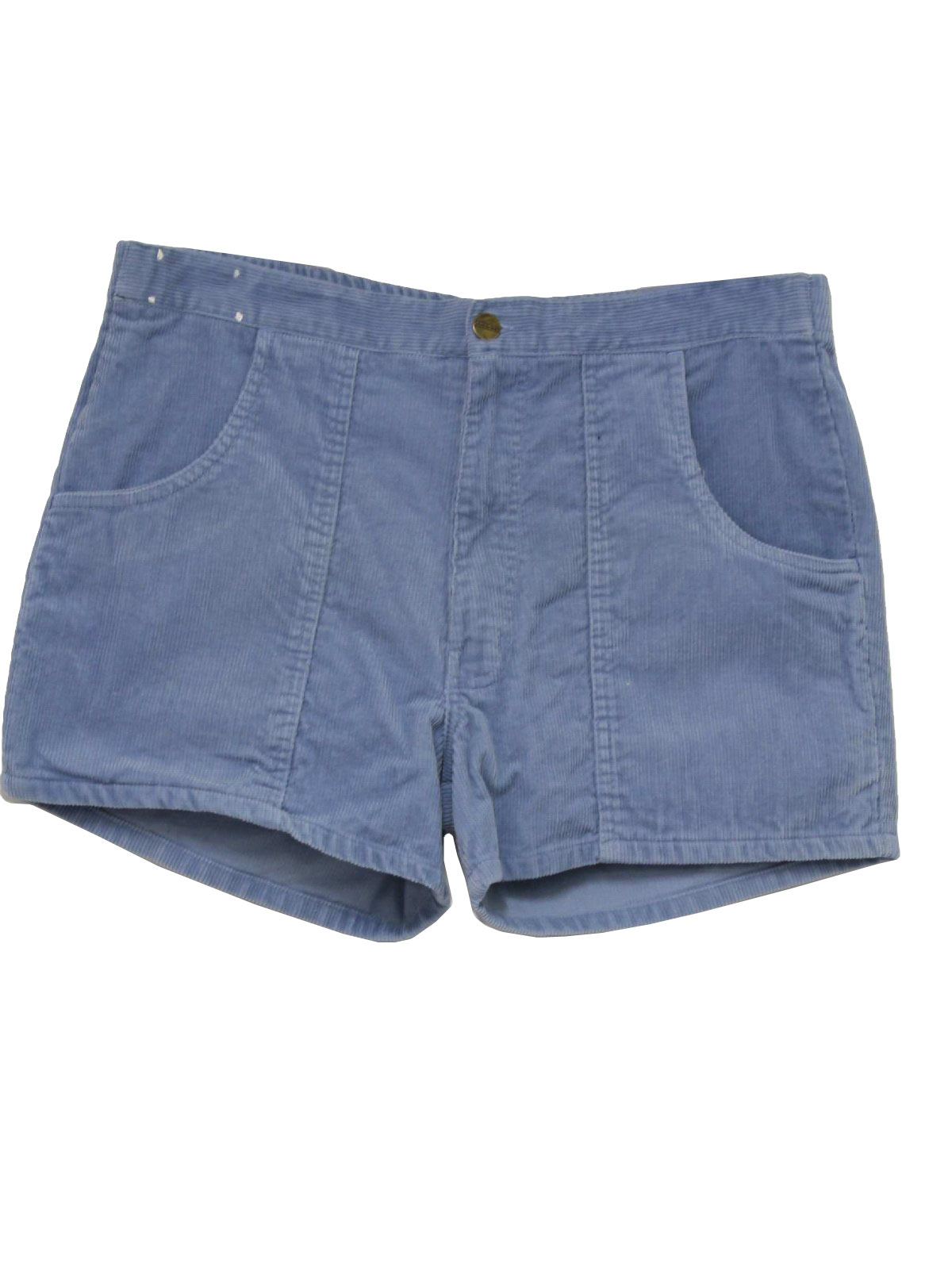 80s Retro Shorts: 80s -Grapevines- Mens light blue cotton corduroy, 3 ...