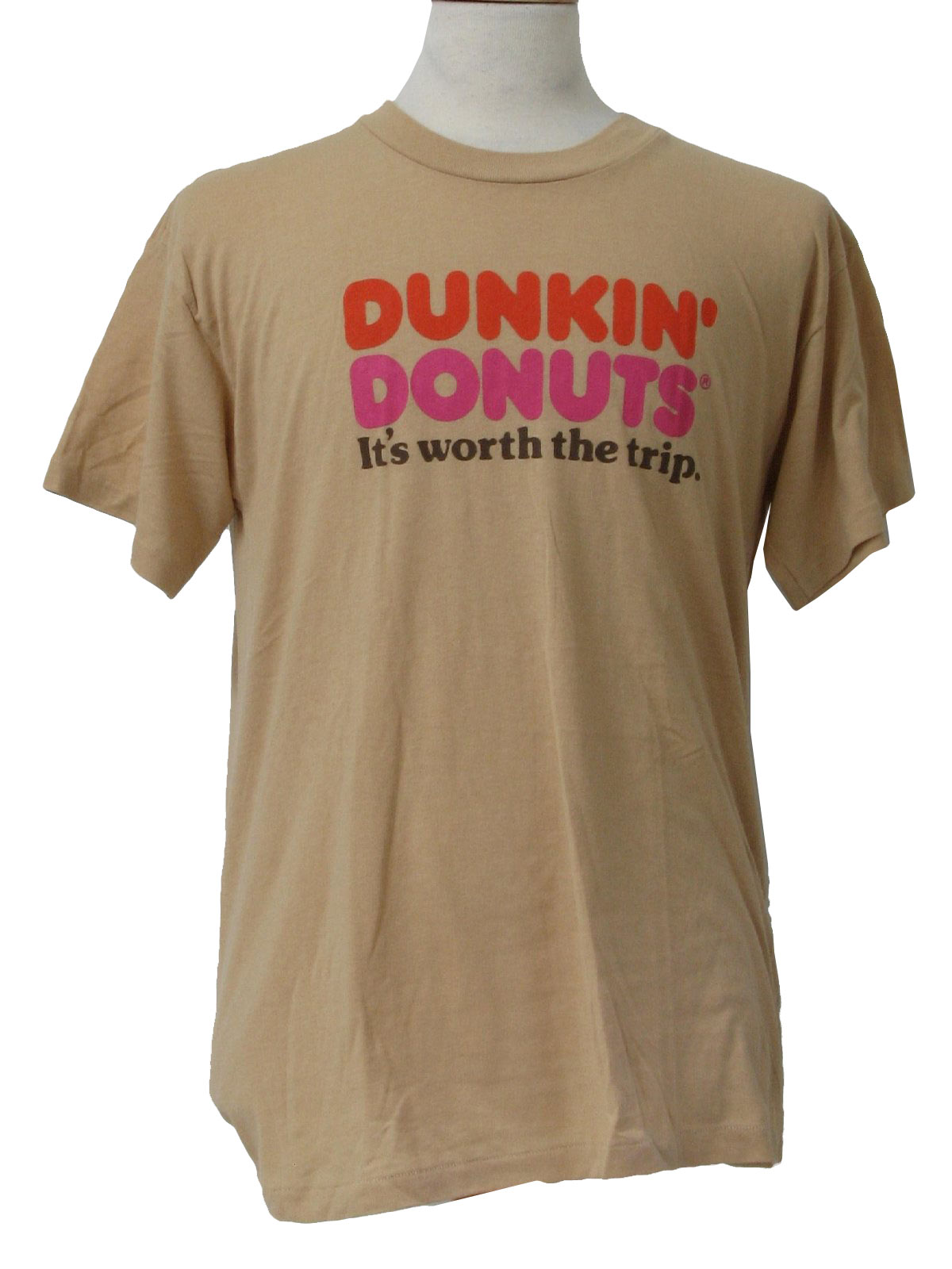 Sportswear 80 s Vintage T Shirt 80s Sportswear Mens tan orange