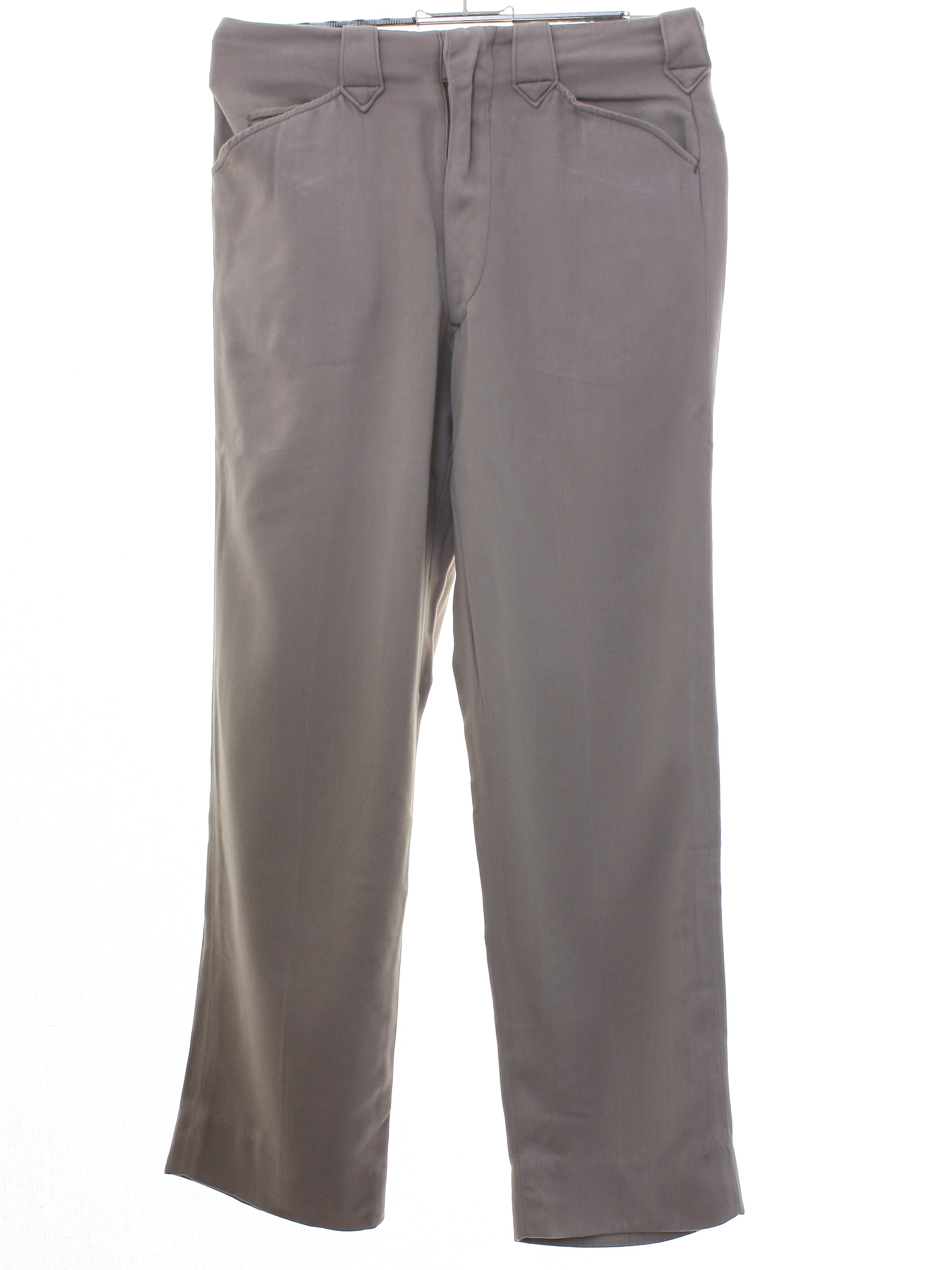 1950's Retro Pants: 50s -LEVIS- Mens bone tan soft brushed cotton/wool ...