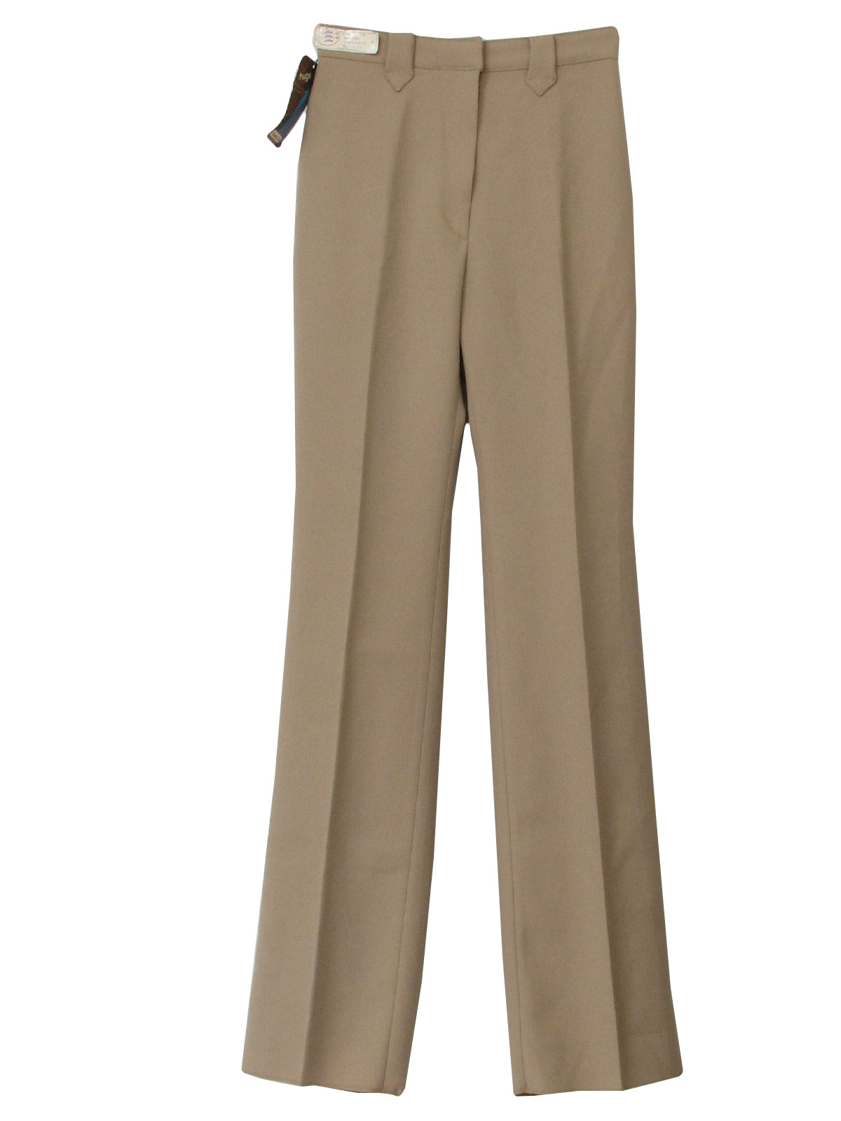 Seventies Vintage Pants: 70s -Panhandle Slim- Womens creamy tan ...