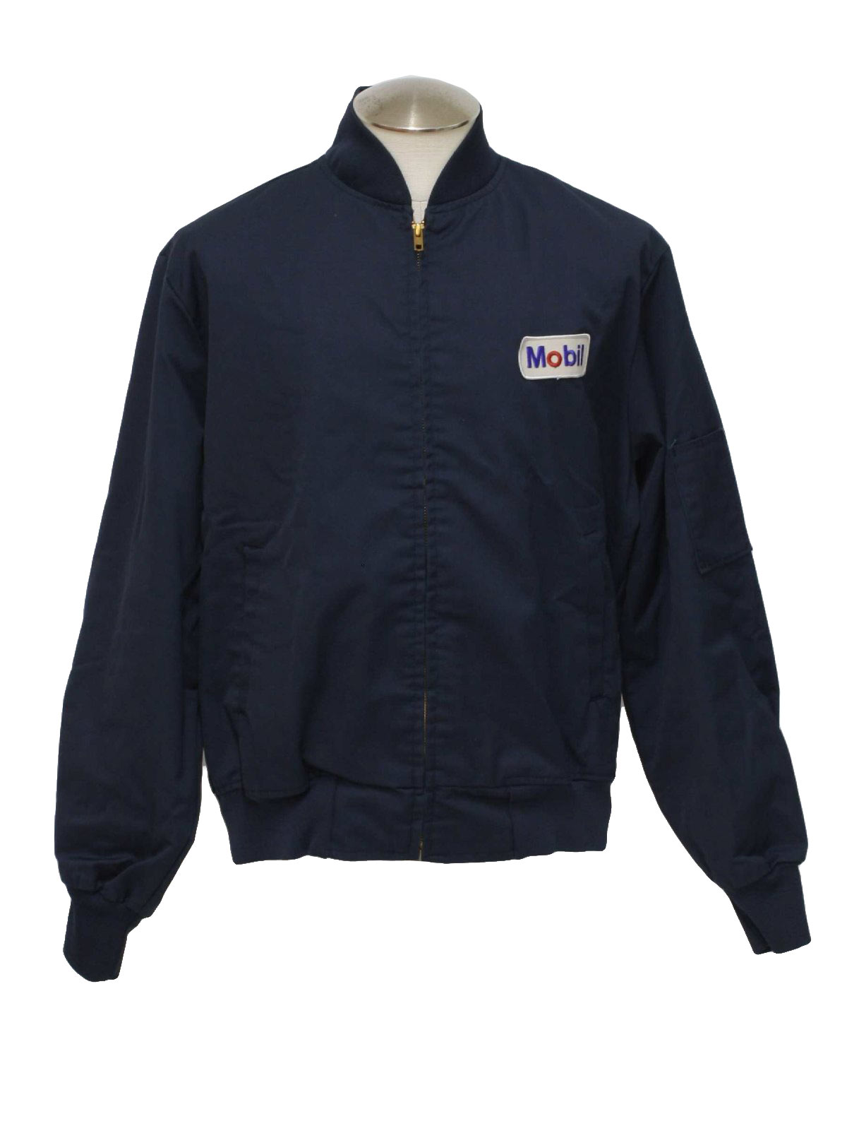 80's Cintas Jacket: 80s -Cintas- Mens navy blue cotton polyester ...