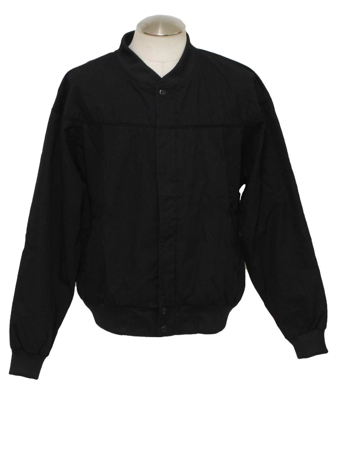 1980's Vintage Knightsbridge Jacket: 80s -Knightsbridge- Mens black