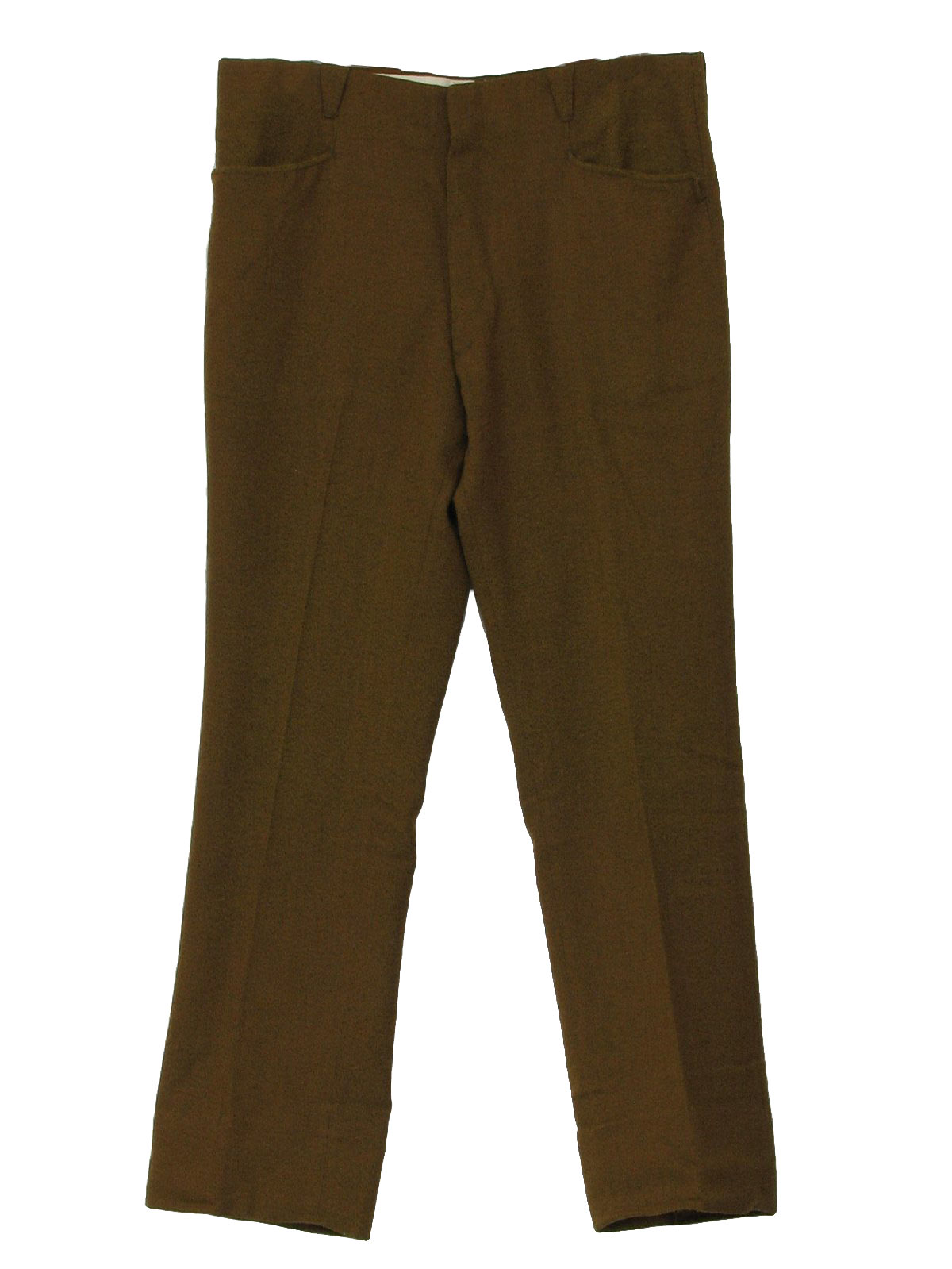 1960's Pants (H Bar C): 60s -H Bar C- Mens dark mustard yellow ...