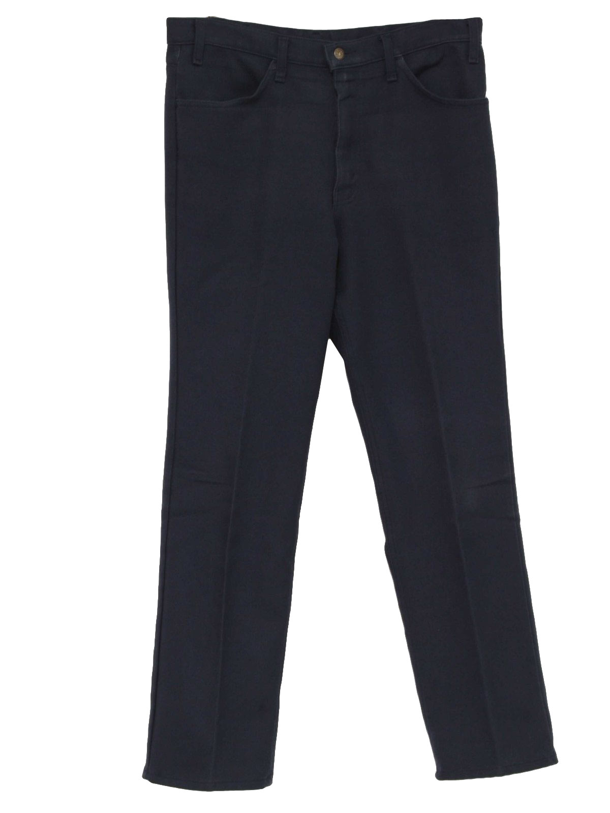 Levis 70's Vintage Pants: 70s -Levis- Mens navy blue straight leg ...