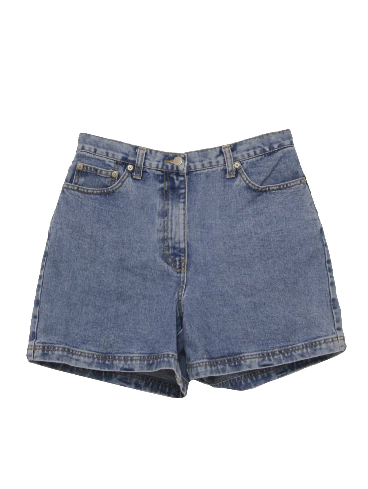 90's Vintage Shorts: 90s -Ann Taylor- Womens light blue cotton denim ...
