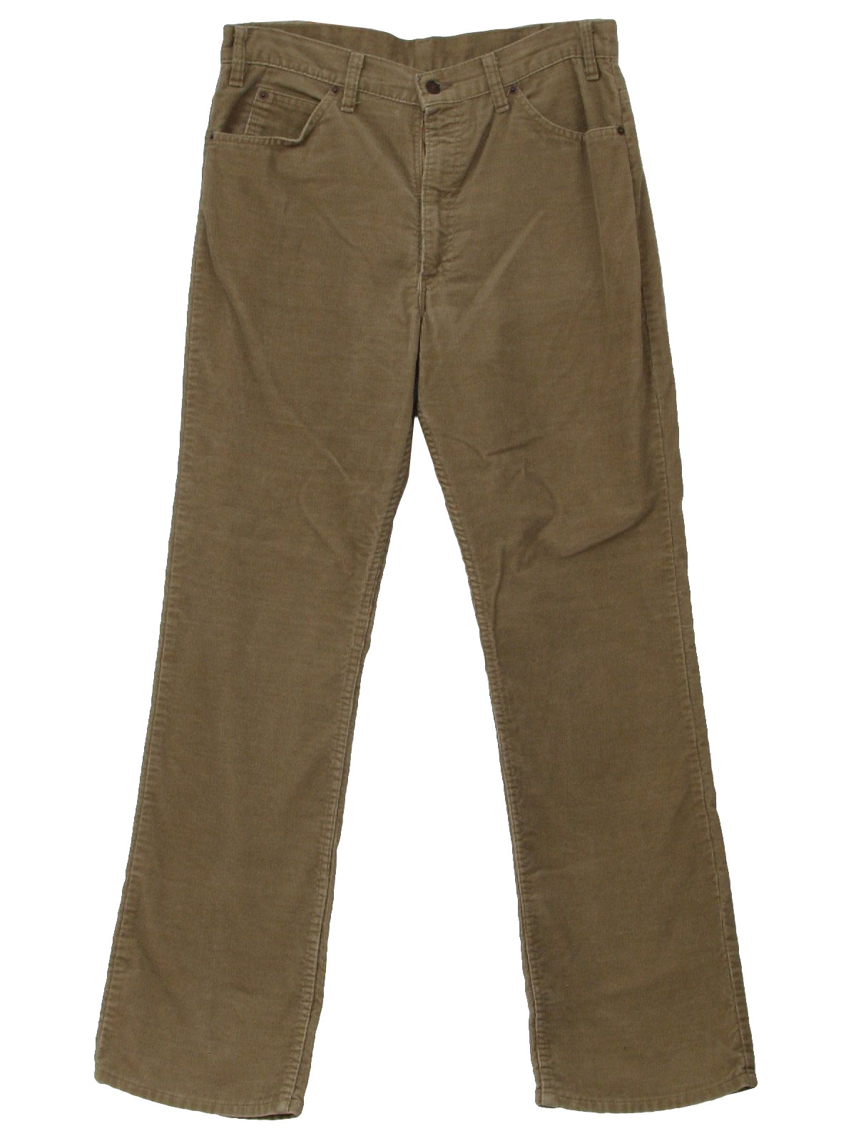 1970's Vintage Levis Flared Pants / Flares: 70s -Levis- Mens tan cotton ...