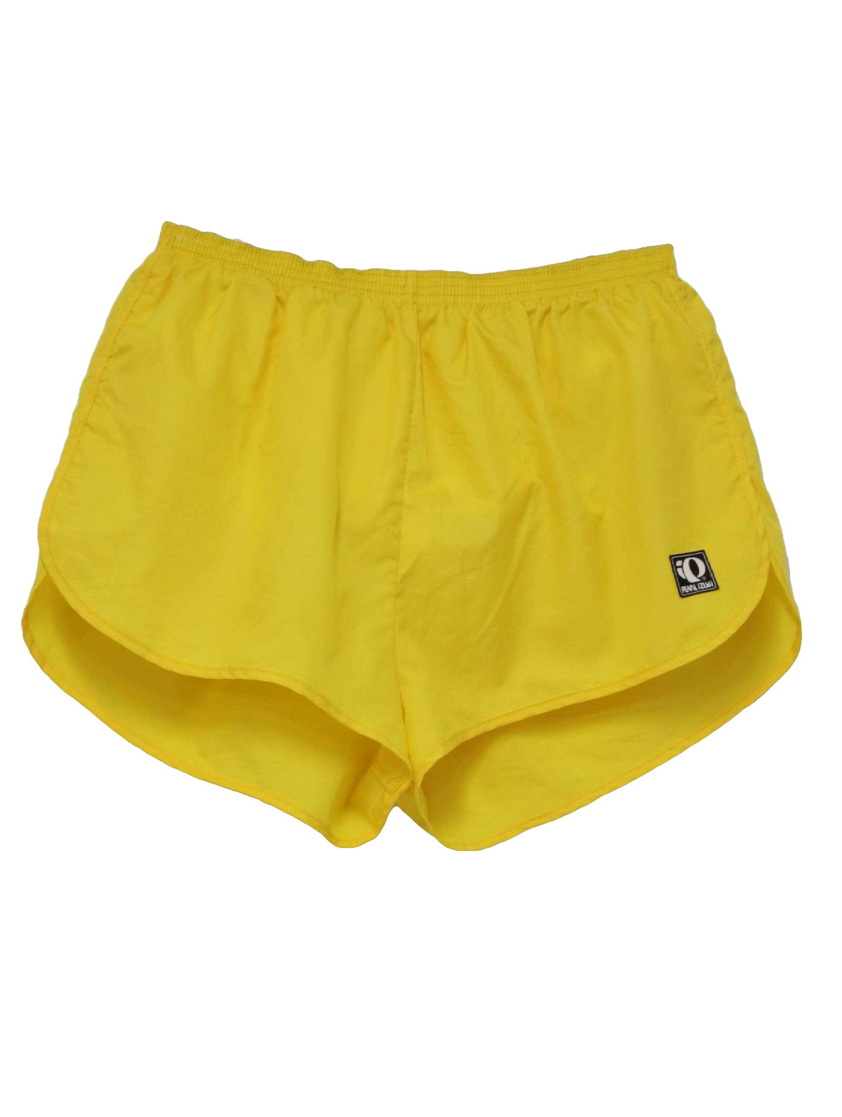1980s Pearlizumi Shorts: 80s -Pearlizumi- Unisex yellow nylon blend ...