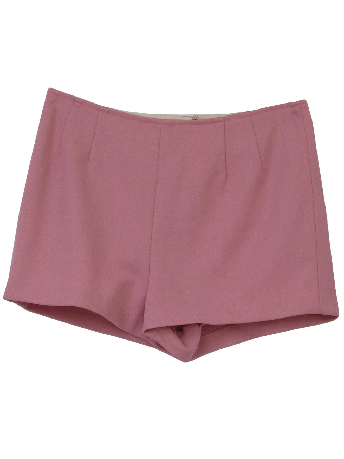 Sixties Missing Label Shorts: 60s -Missing Label- Womens dull pink ...