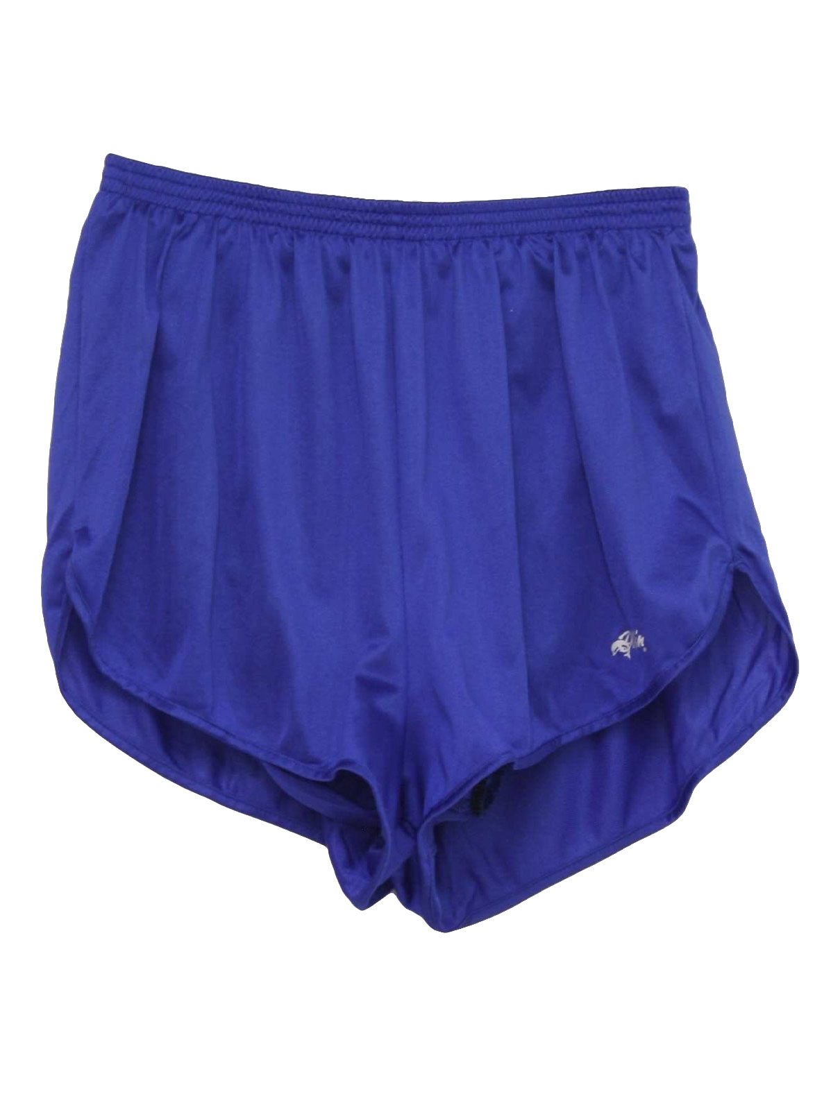 Retro Eighties Shorts: 80s -Dolfin- Mens dark blue nylon elastic waist ...