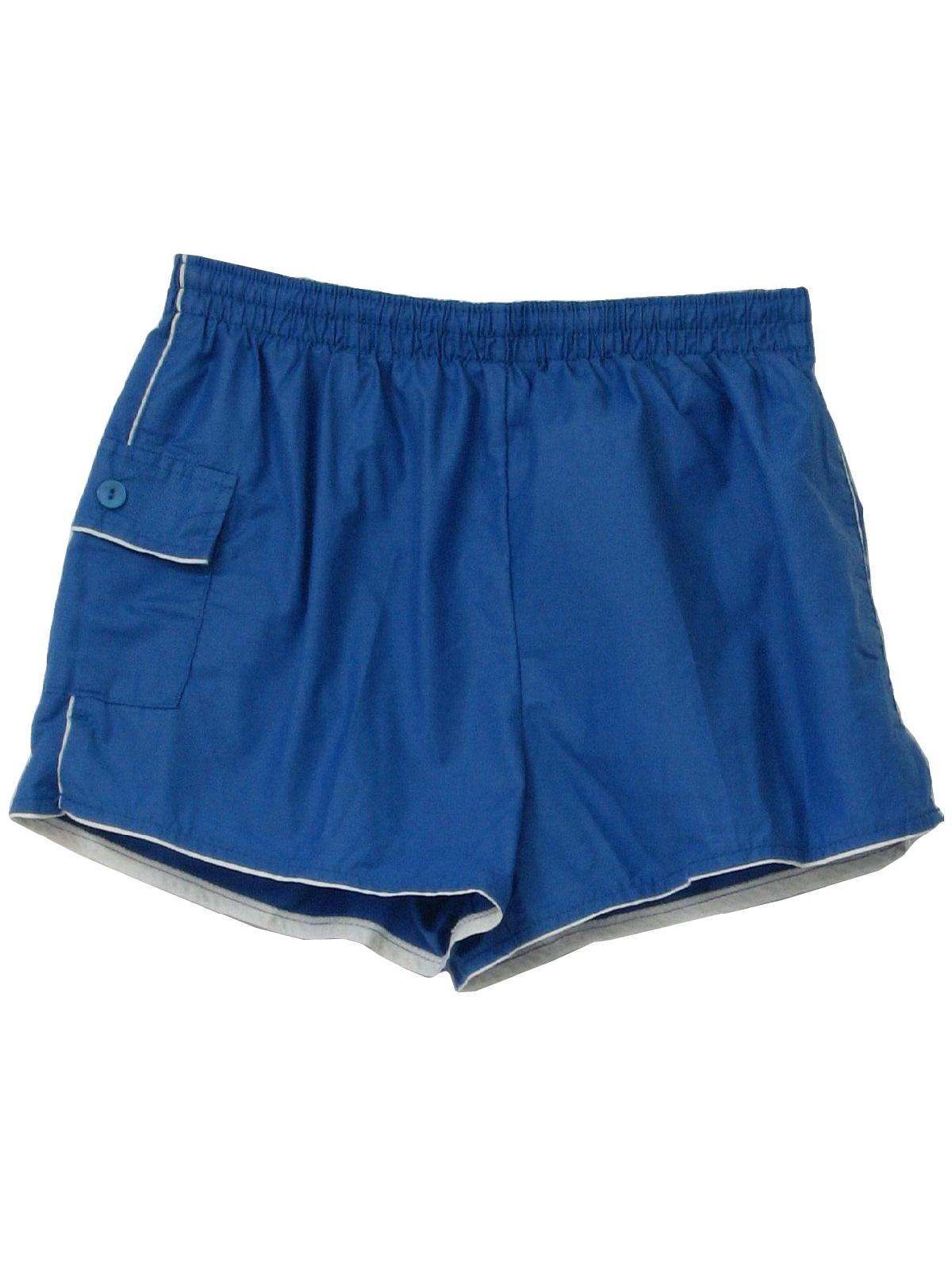 Retro 1980's Swimsuit/Swimwear (JCPenney) : 80s -JCPenney- Mens blue ...