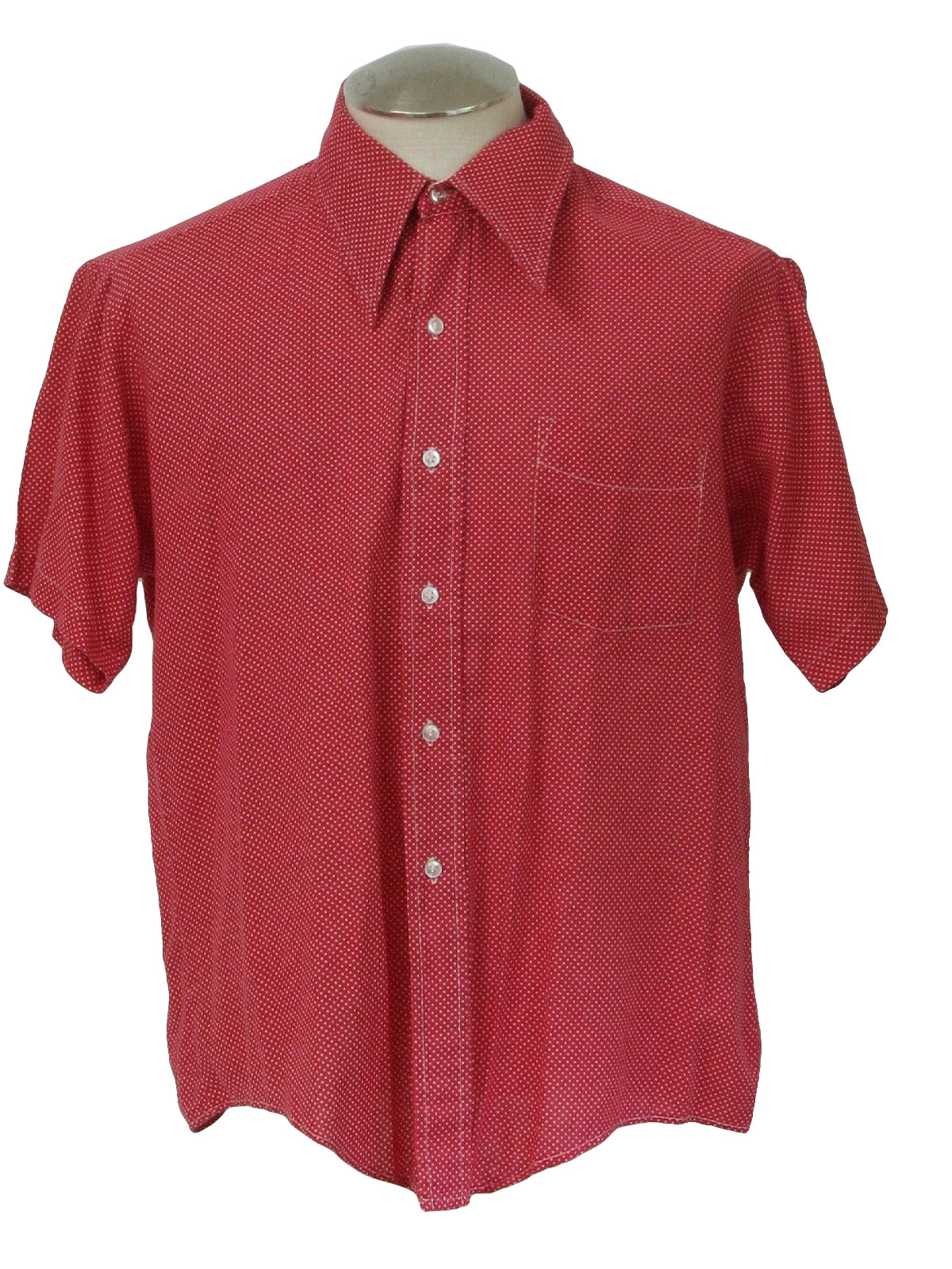 Retro Seventies Shirt: 70s -Fashion Classics- Mens blended cotton short ...