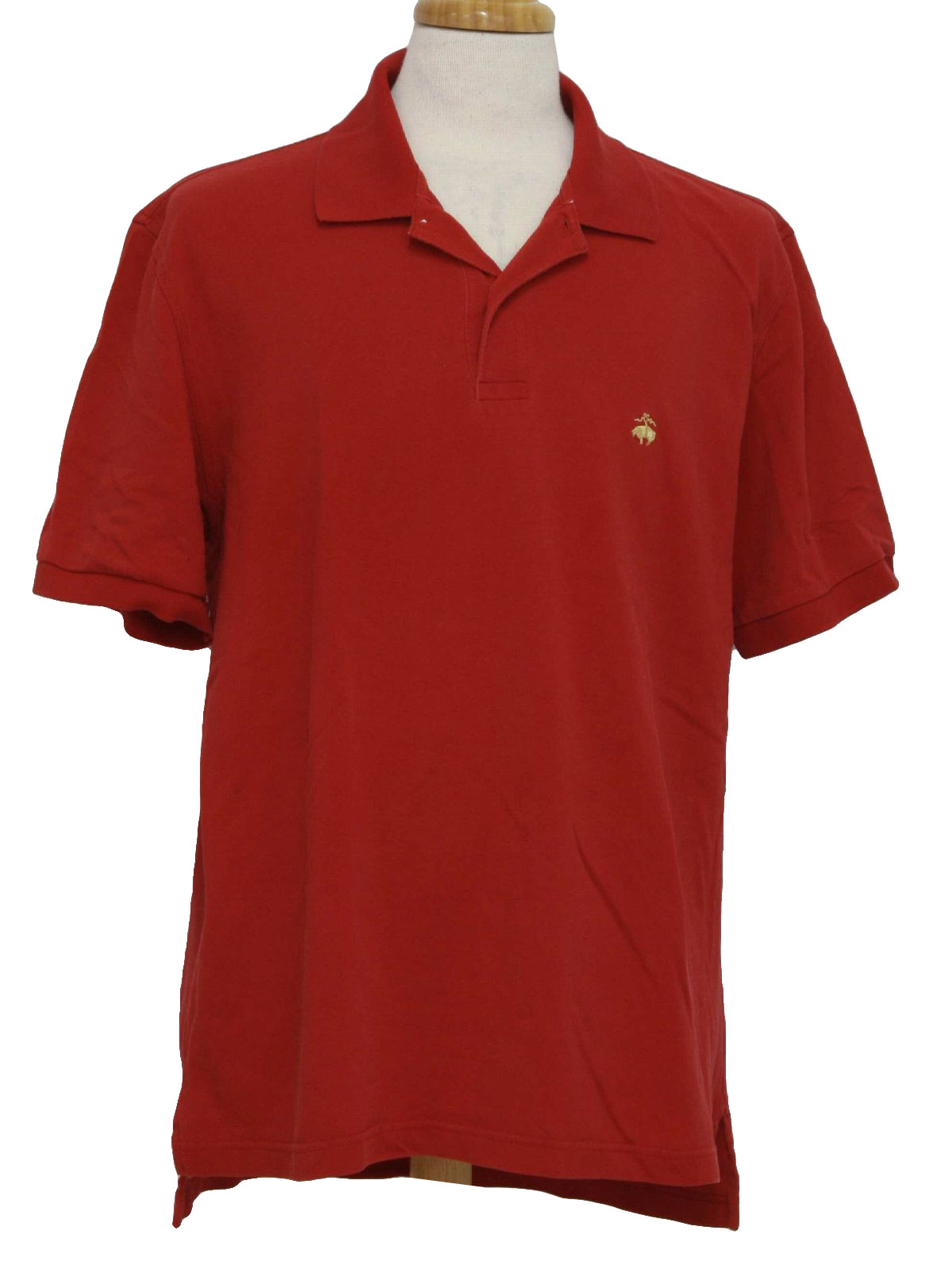 Retro 1990s Shirt: Early 90s -Brooks Brothers- Mens red waffle weave ...