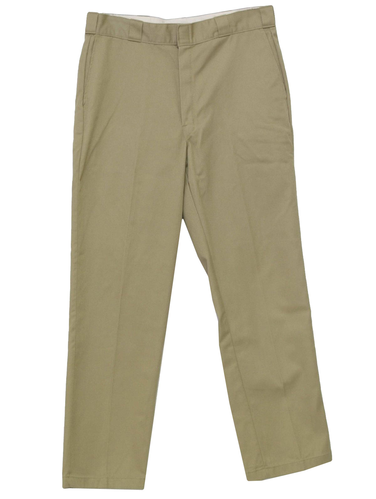 90s Pants (Dickies): 90s -Dickies- Mens tan cotton polyester blend