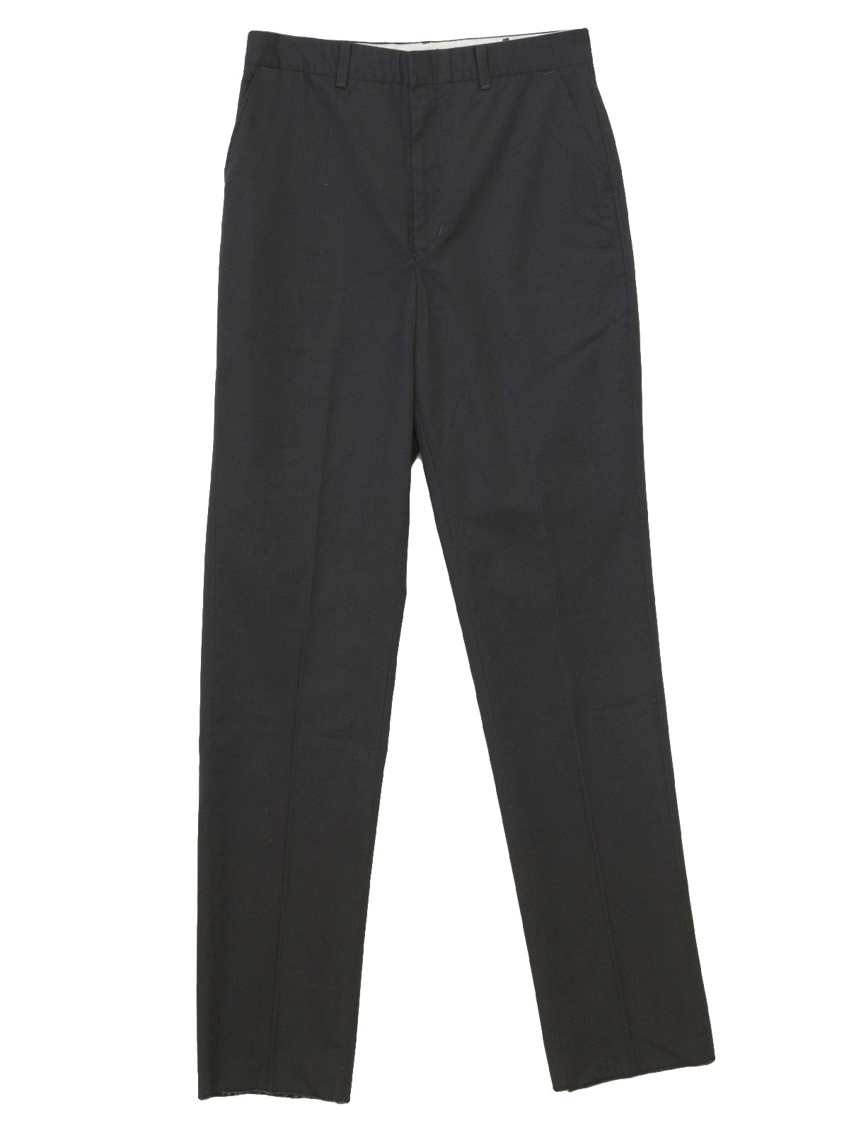 Vintage 90s Pants: 90s -Riverside- Mens dark grey cotton polyester ...