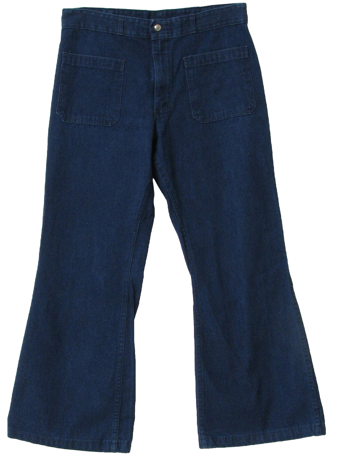 Seventies Seafarer Bellbottom Pants: 70s -Seafarer- Mens dark blue ...