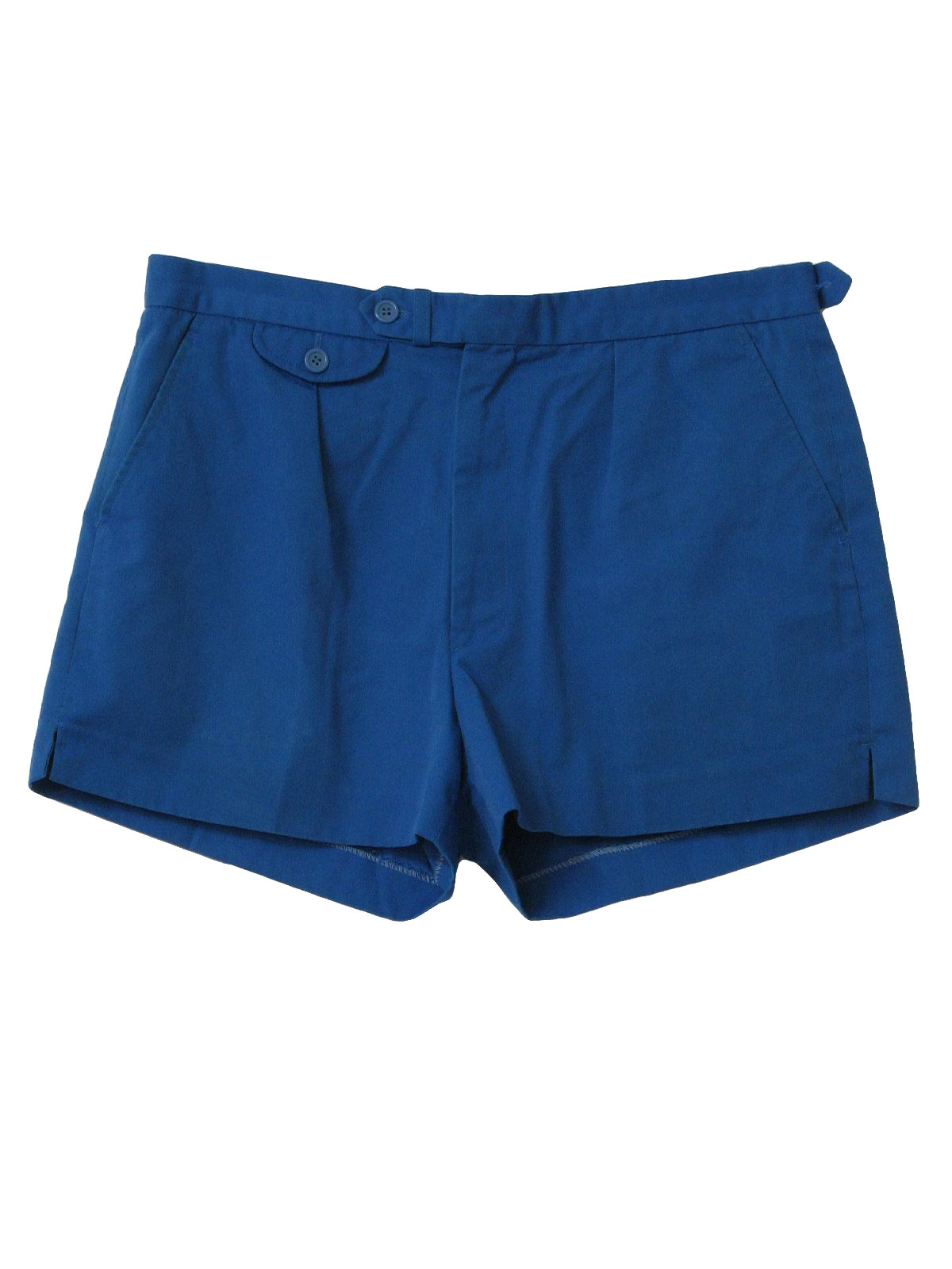 Retro Eighties Shorts: 80s -the Fox- Mens blue polyester and cotton ...