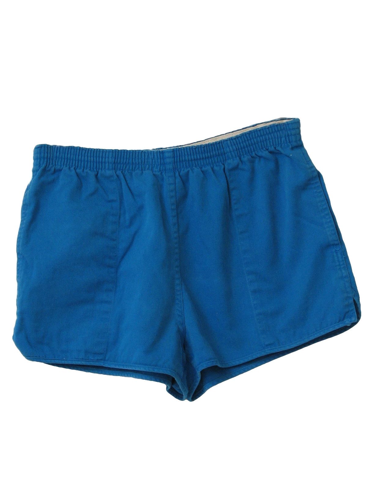 1990's Retro Shorts: 90s -Merona- Mens blue polyester and cotton wicked ...