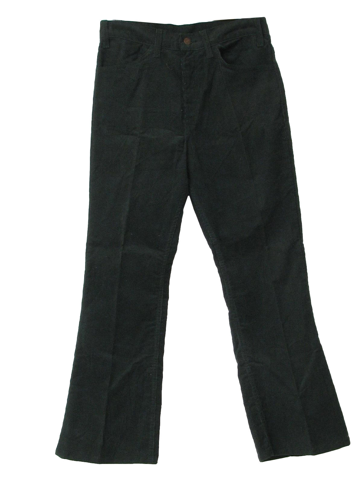 1970's Bellbottom Pants (Levis): 70s -Levis- Mens New-Old dark green ...