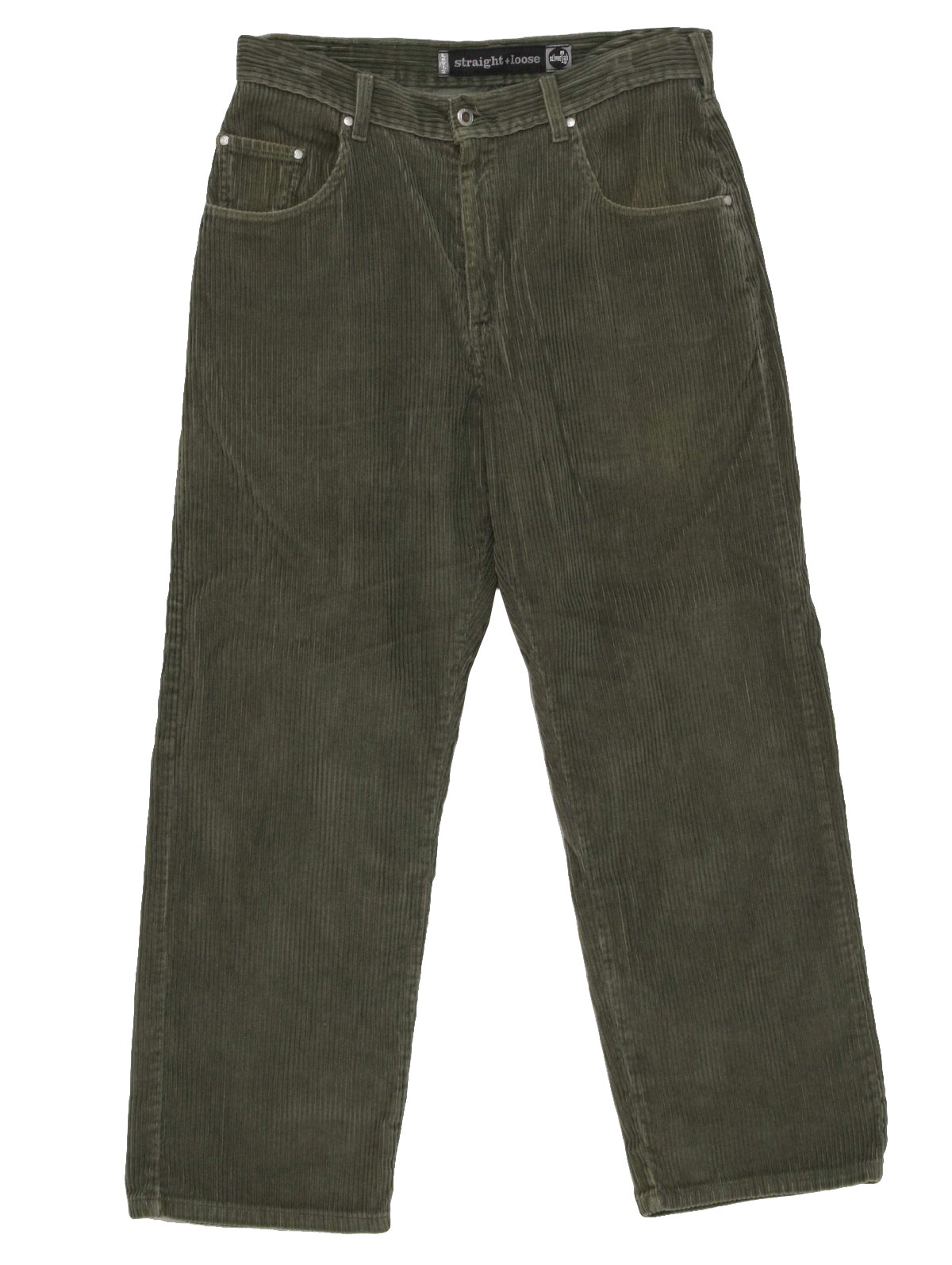 Retro 1990s Pants: 90s -Levis Silver Tab- Mens olive drab cotton ...