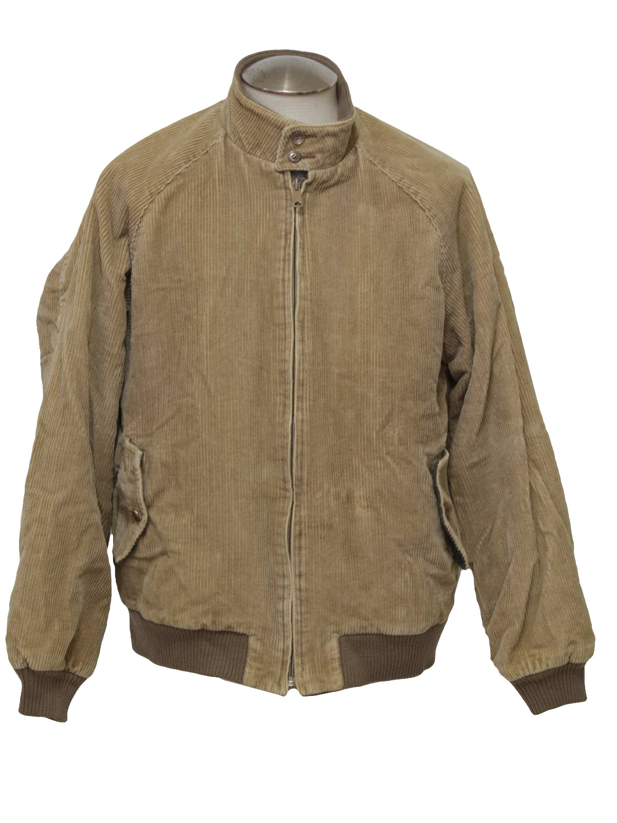 Missing Label 1990s Vintage Jacket: 90s -Missing Label- Mens tan ...
