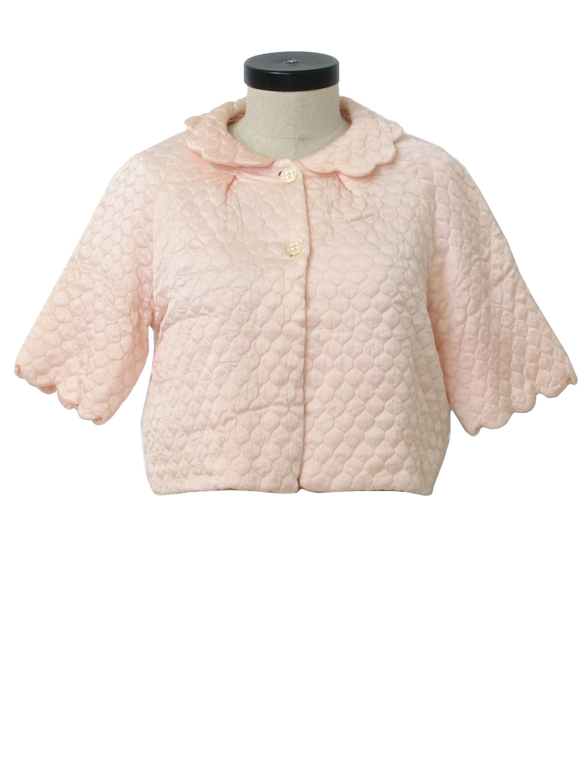Vintage 50s Jacket 50s Barbizon Womens soft pink satin acetate