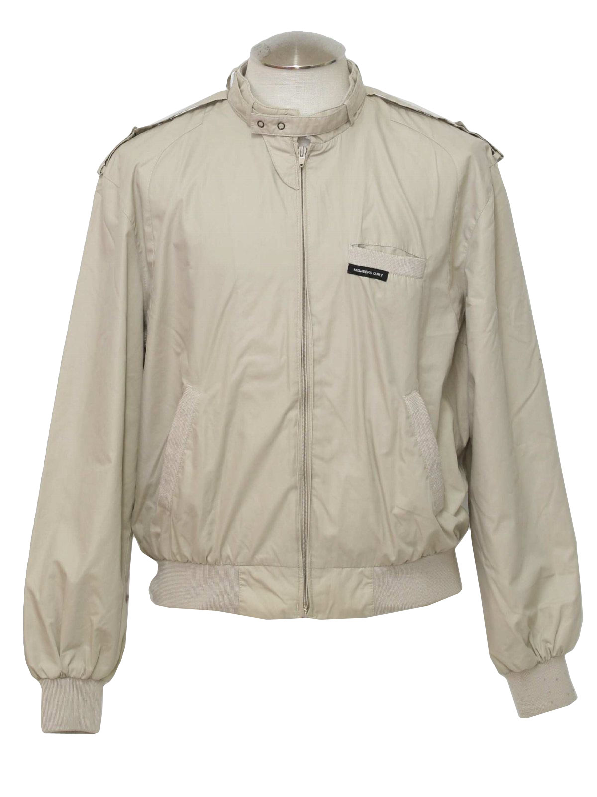 Vintage Members Only Eighties Jacket: 80s -Members Only- Mens khaki tan ...