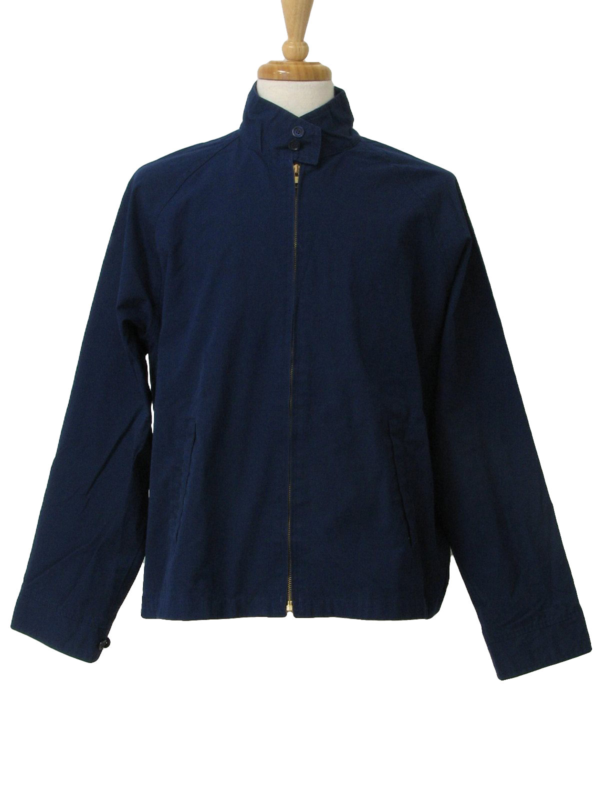 1980's Jacket (Meish): 80s -Meish- Mens royal blue cotton and polyester ...