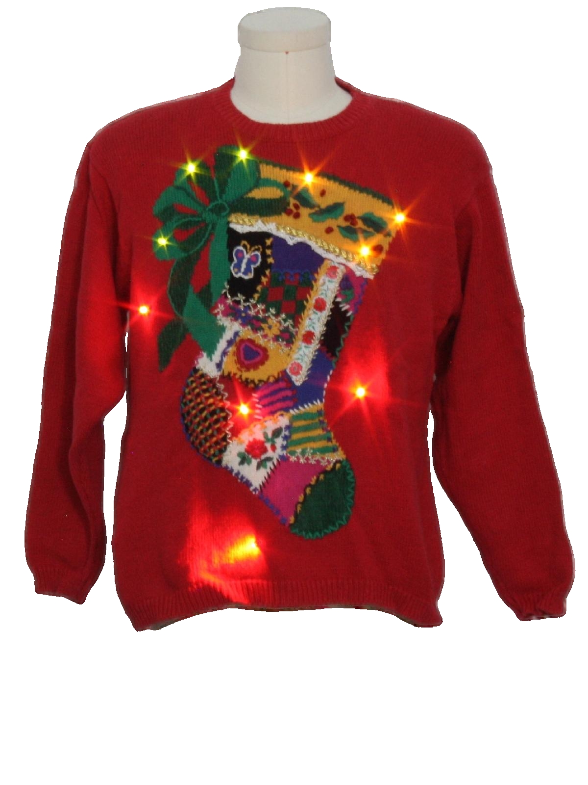women's light up ugly christmas sweater
