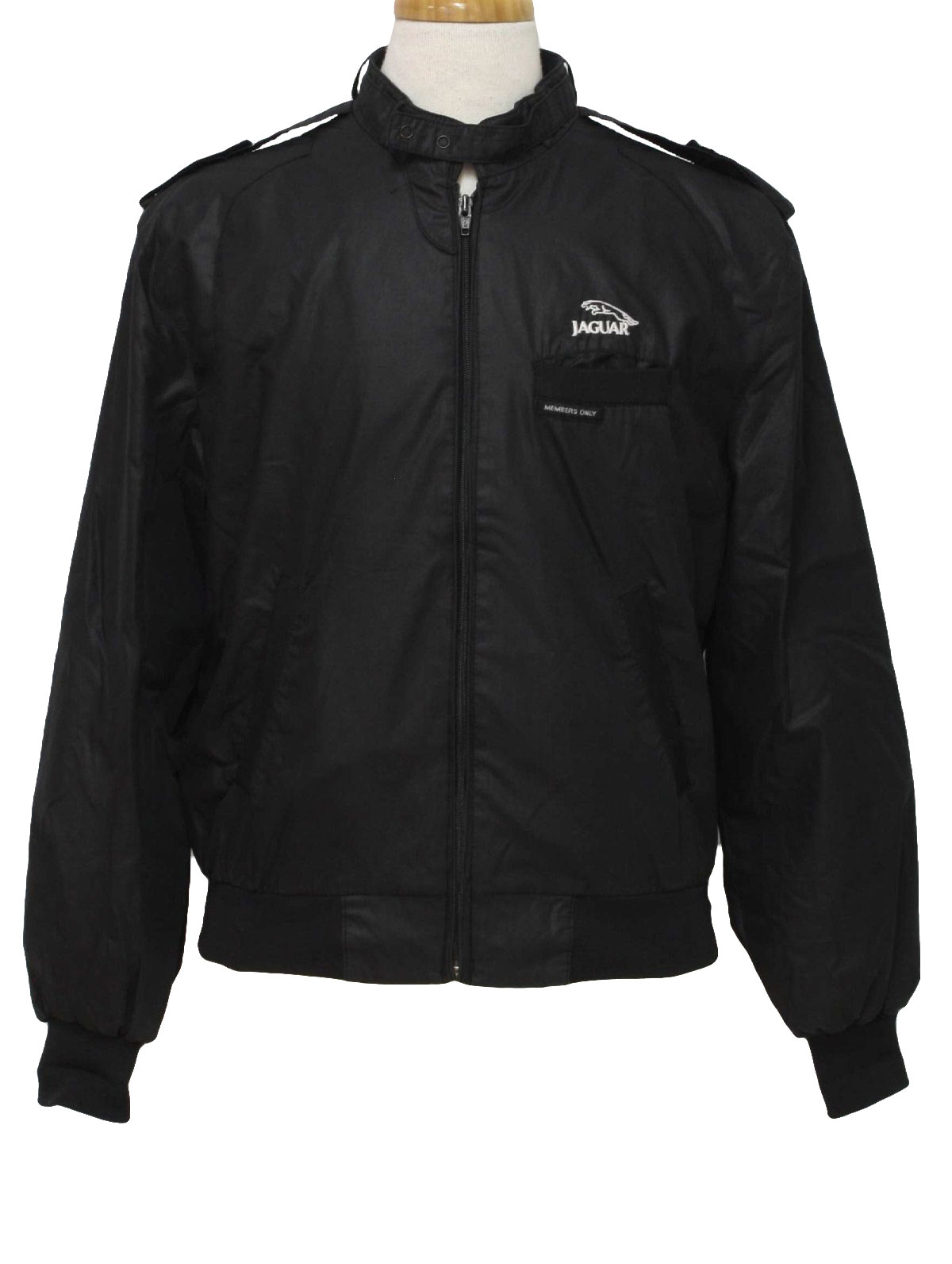 Retro 80s Jacket (Members Only) : 80s -Members Only- Mens black cotton ...