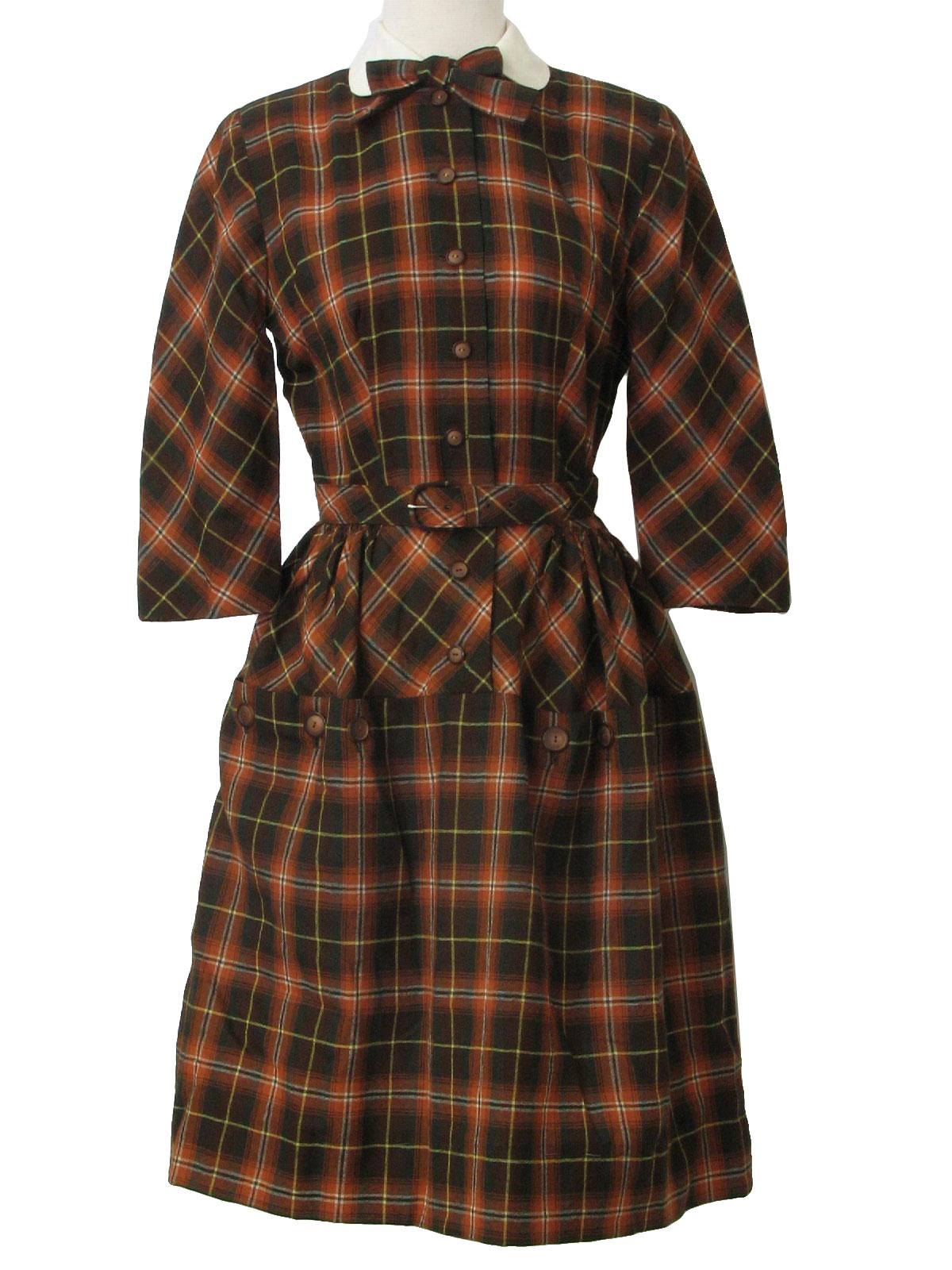 Doris Dodson Juniors 1940s Vintage Dress: Late 40s -Doris Dodson ...