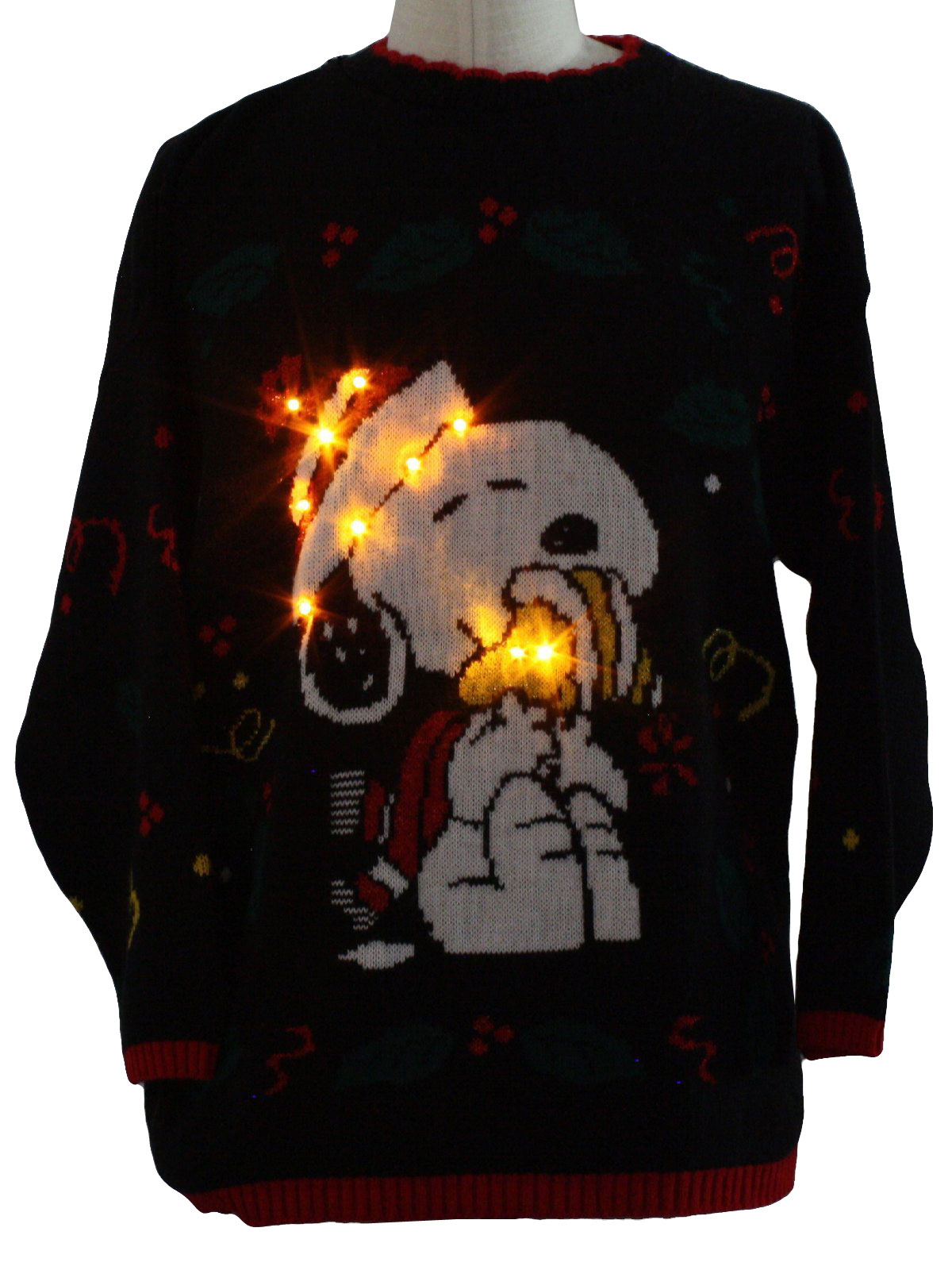 Snoopy light up christmas sweater hotsell