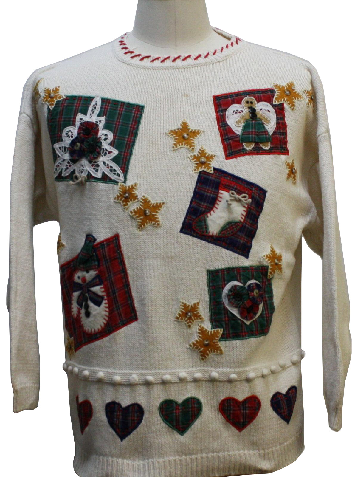 Womens Country Kitsch Ugly Christmas Sweater: -Beldoch Popper - Womens ...