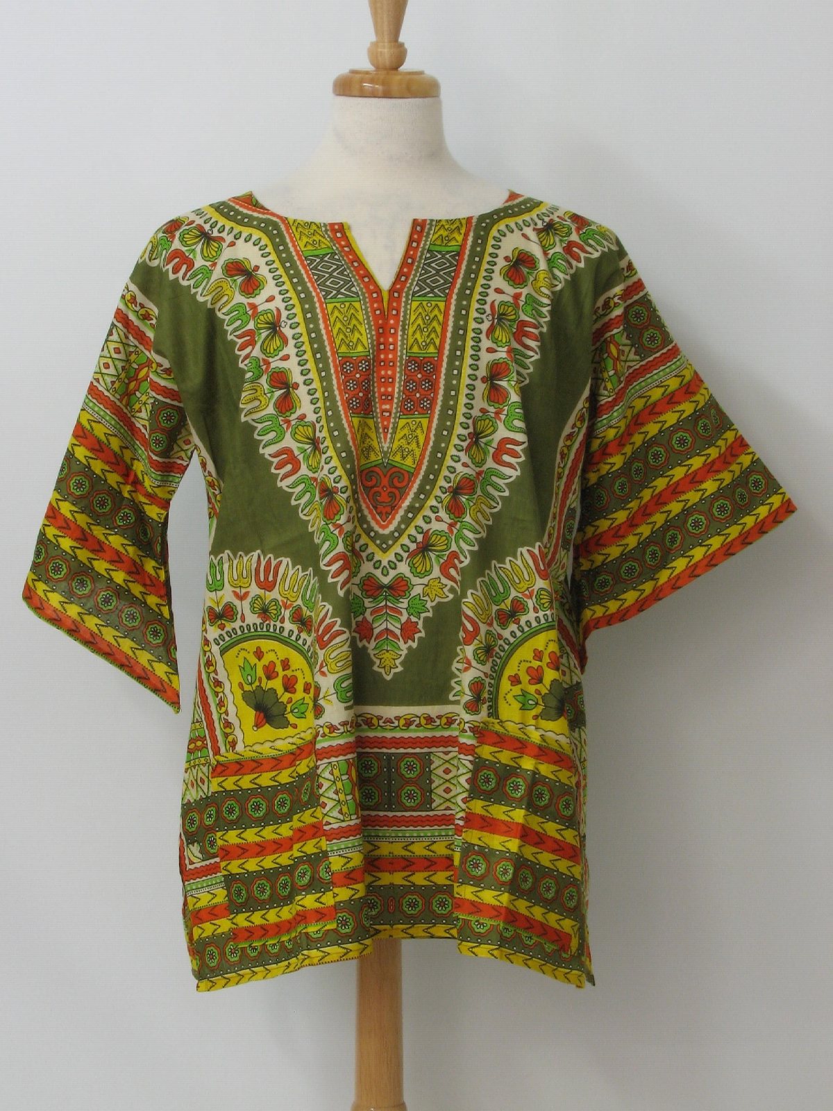 70's Dashiki Shirt: 70s reproduction (made new recently) -No Label ...