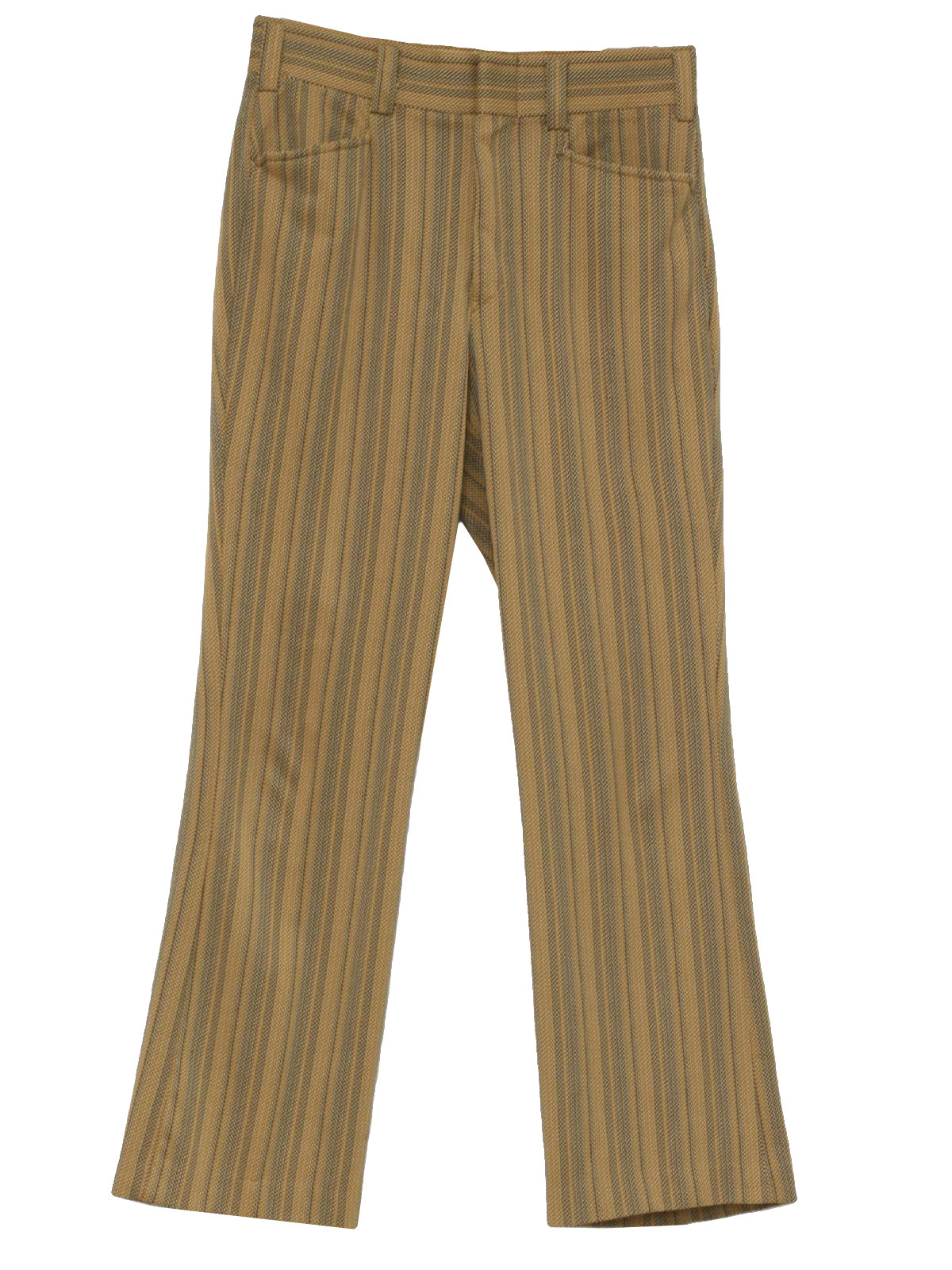 1970s Vintage Flared Pants / Flares: Early 70s -Sears Perma Prest- Mens ...