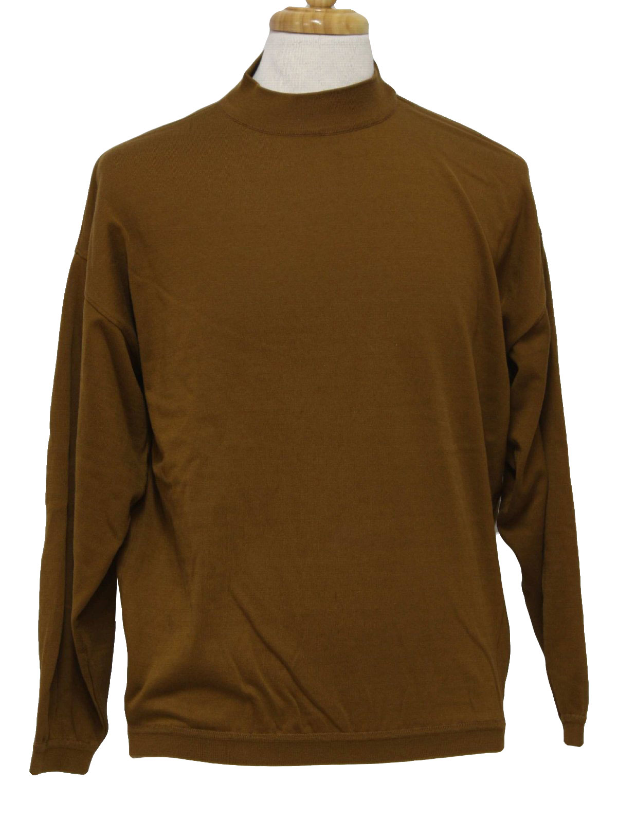 70s Vintage St. Croix Knit Shirt: 70s -St. Croix- Mens saddle brown ...