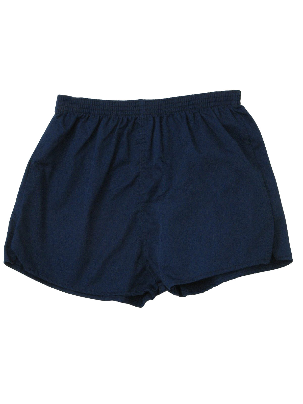 1980's Retro Shorts: 80s -So West- Mens dark blue polyester and cotton ...