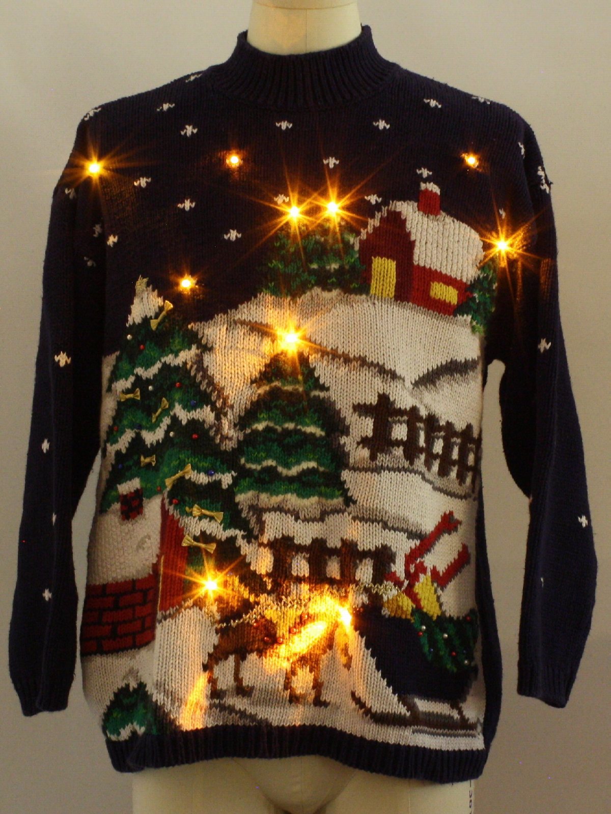 ugly christmas sweater led lights